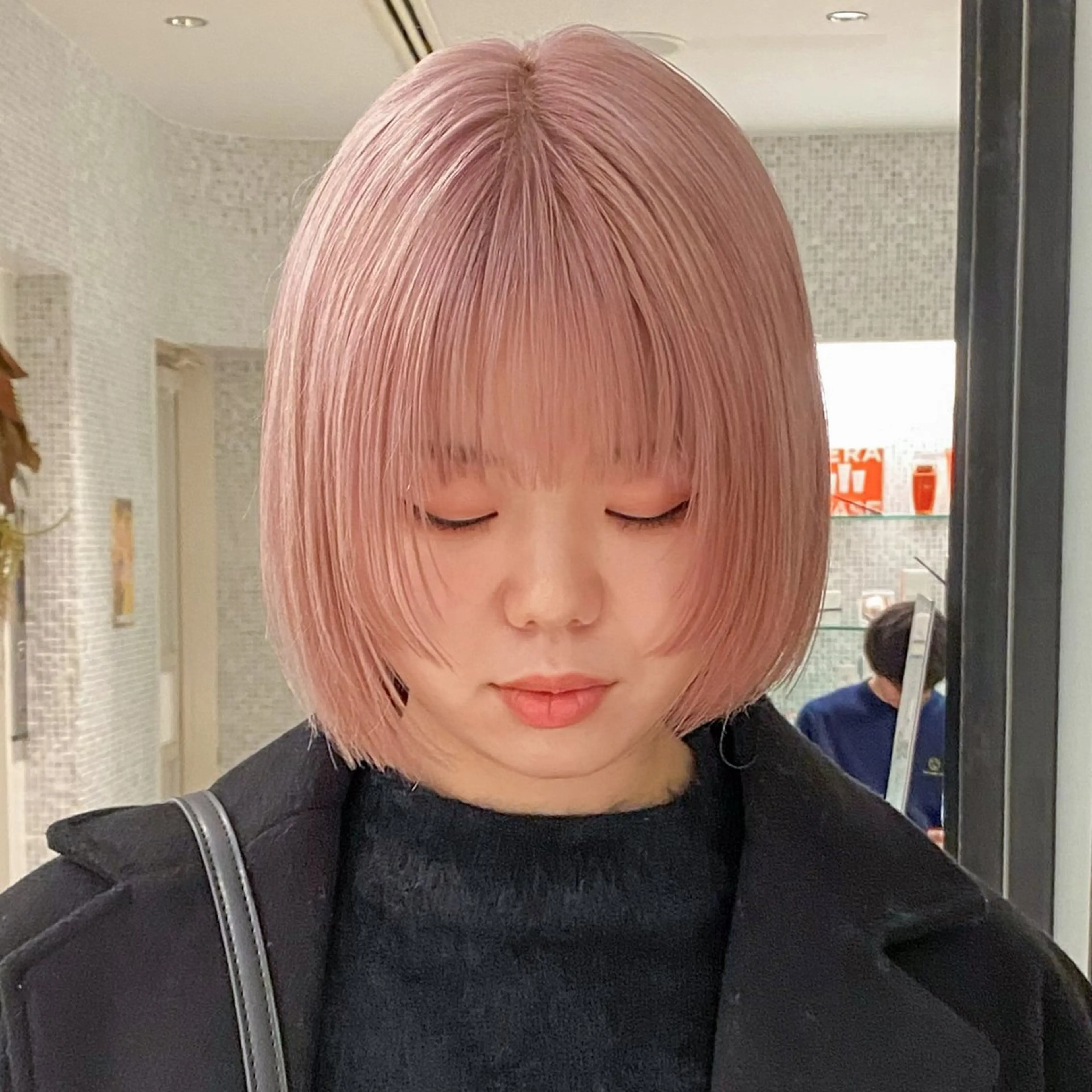 ミディアム カラー カット ヘアカラー トリートメント ボブ特化美容師/ ボブパーマ/ミツイのヘアスタイル