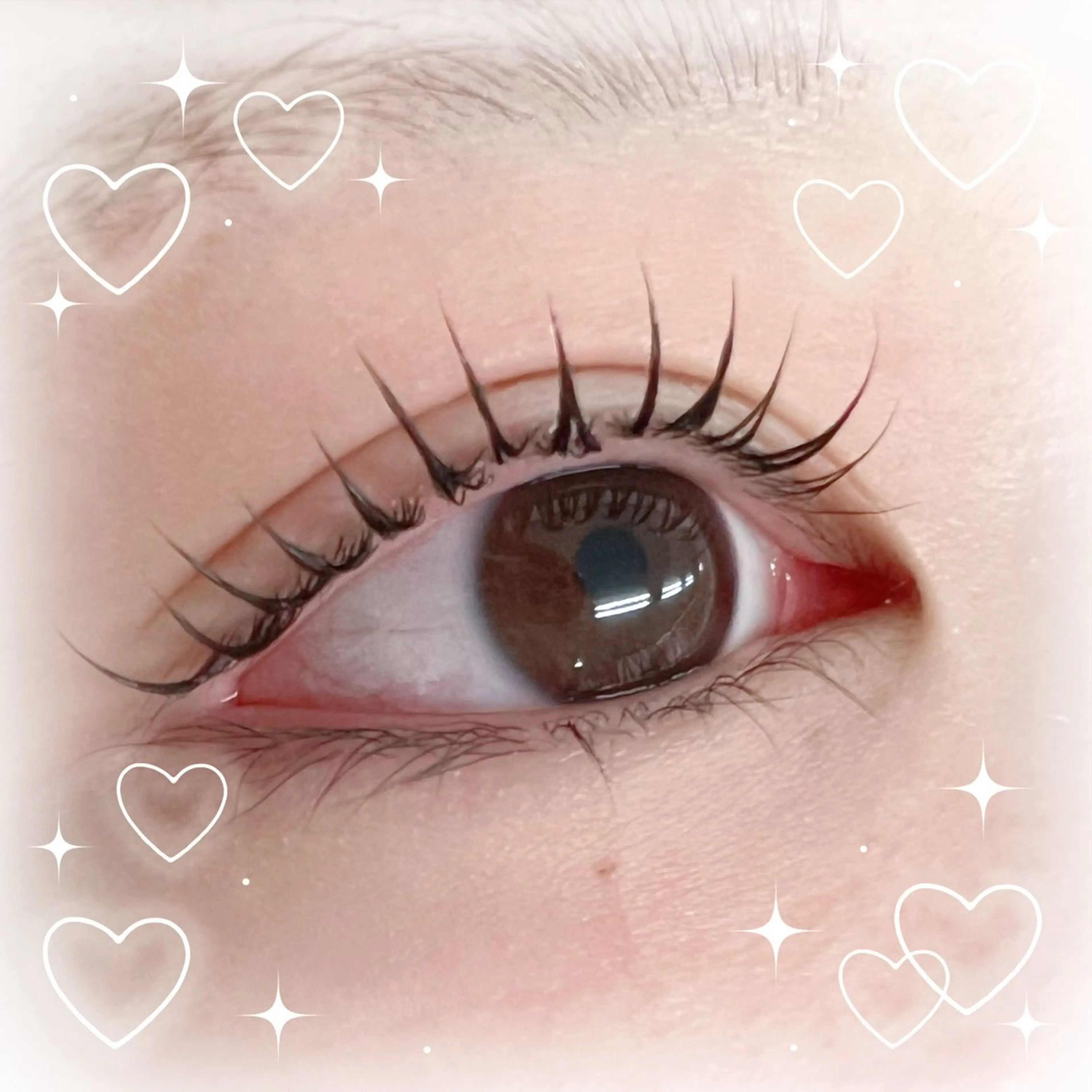 【まつ毛パーマ★ラウンド】スウィートモブ ➕美容液コーティング付の写真