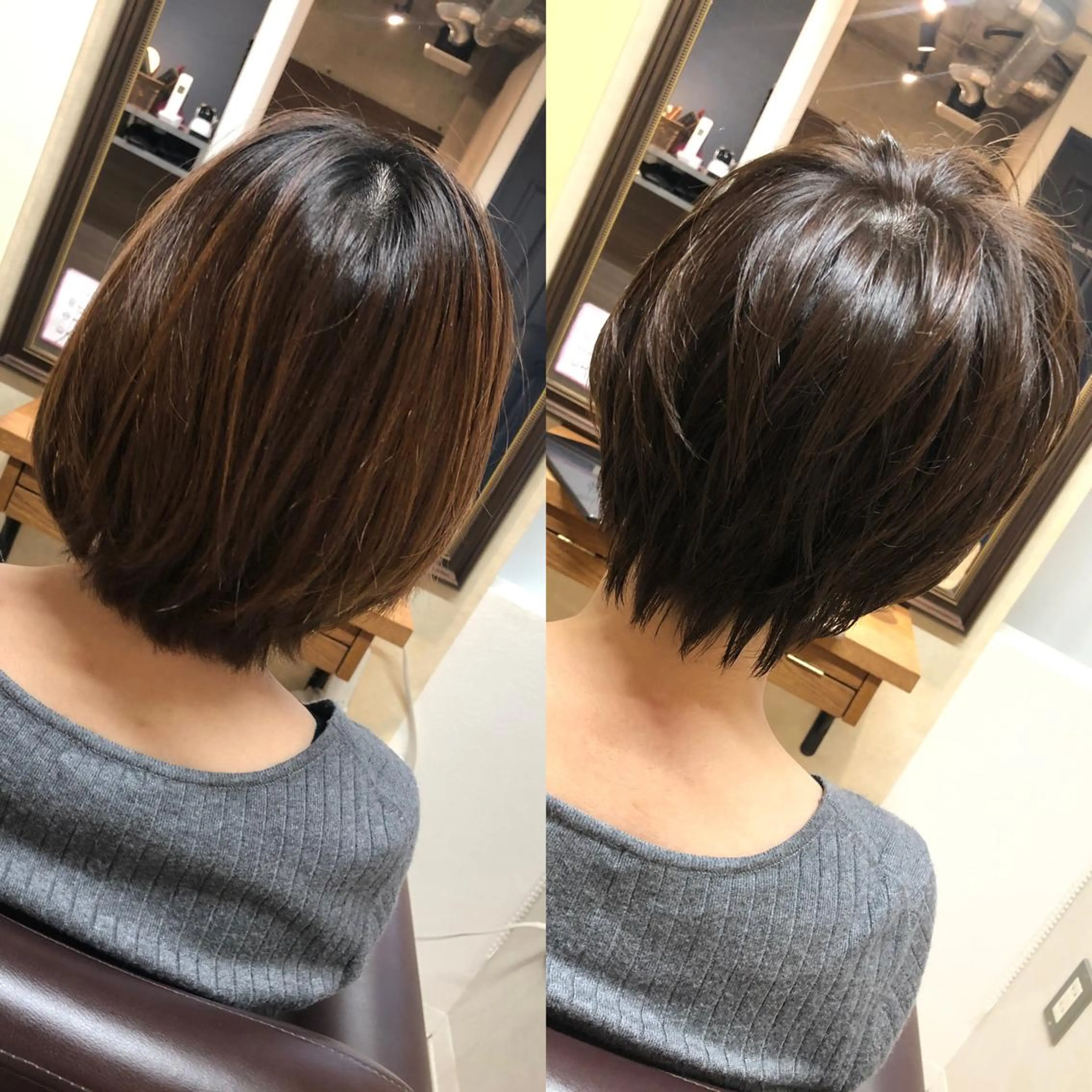 ショート カラー アディクシーカラー イルミナカラー くせ毛 髪質改善 縮毛矯正 tuuli トゥーリのヘアスタイル