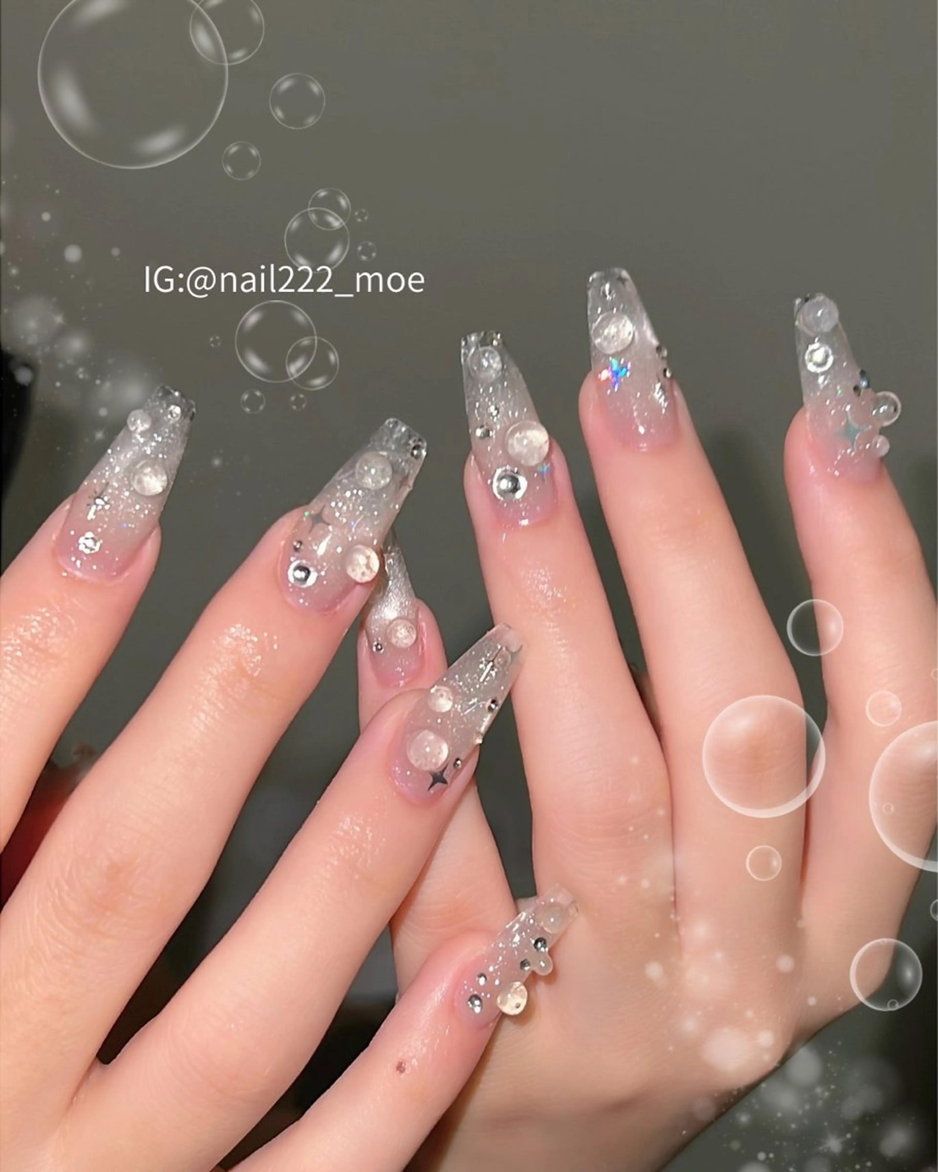 ネイル ハンドネイル ⟡.*222⋰˚☆ MöEのネイルデザイン