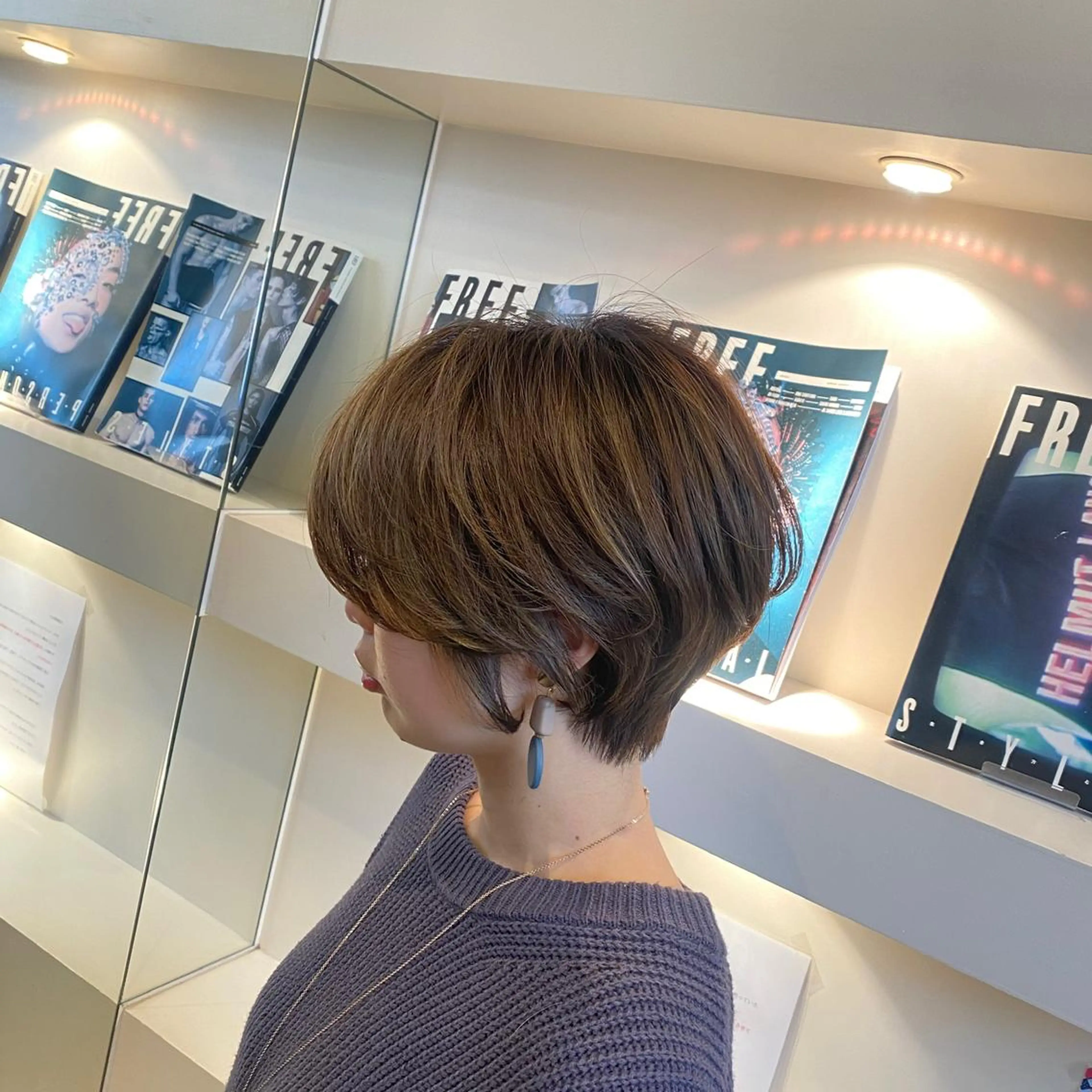 ショート くびれヘア ショートヘア カット Yu シールエクステのヘアスタイル