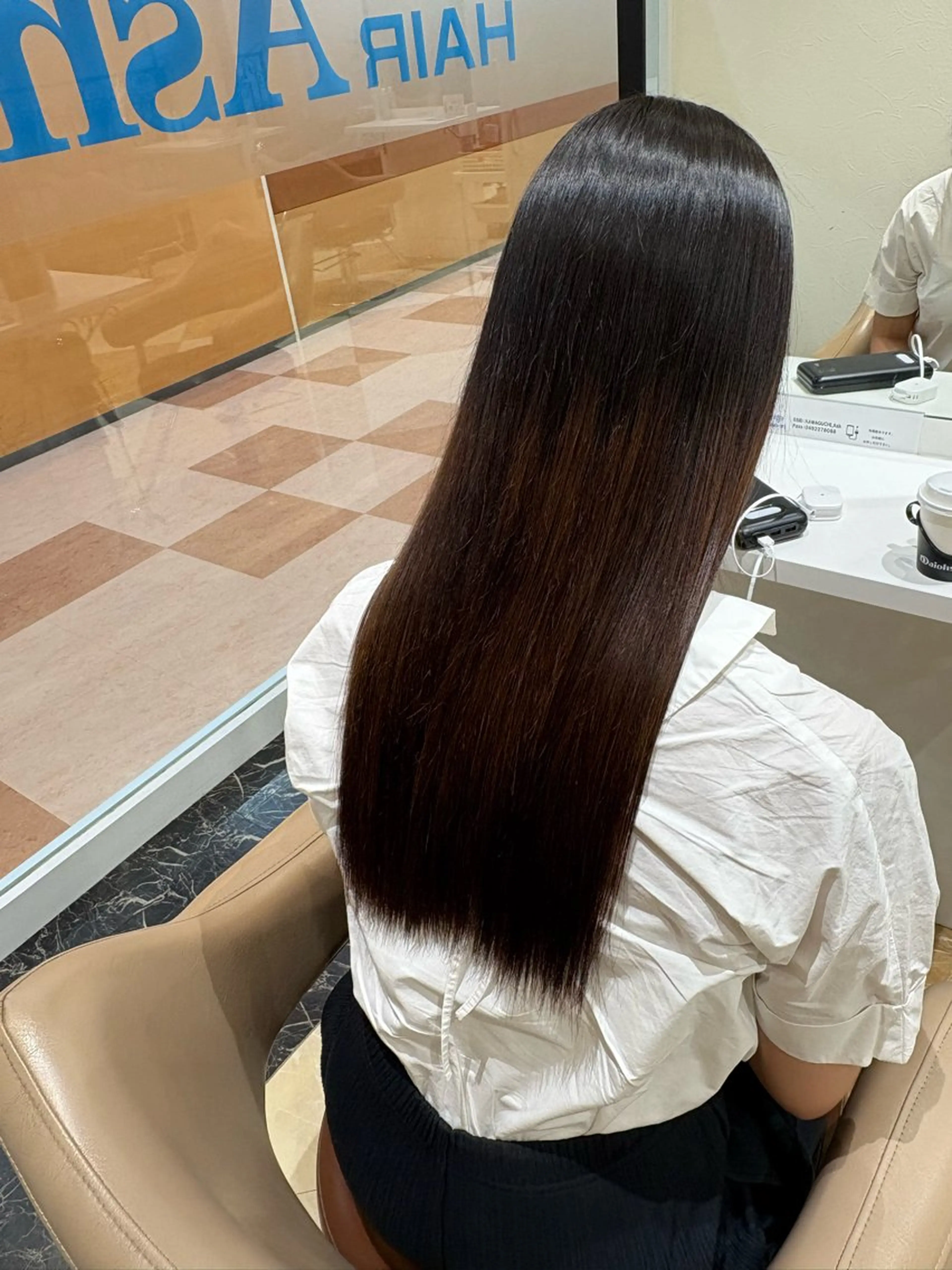 ロング 髪質改善カラー なーこ💖🌈のヘアスタイル