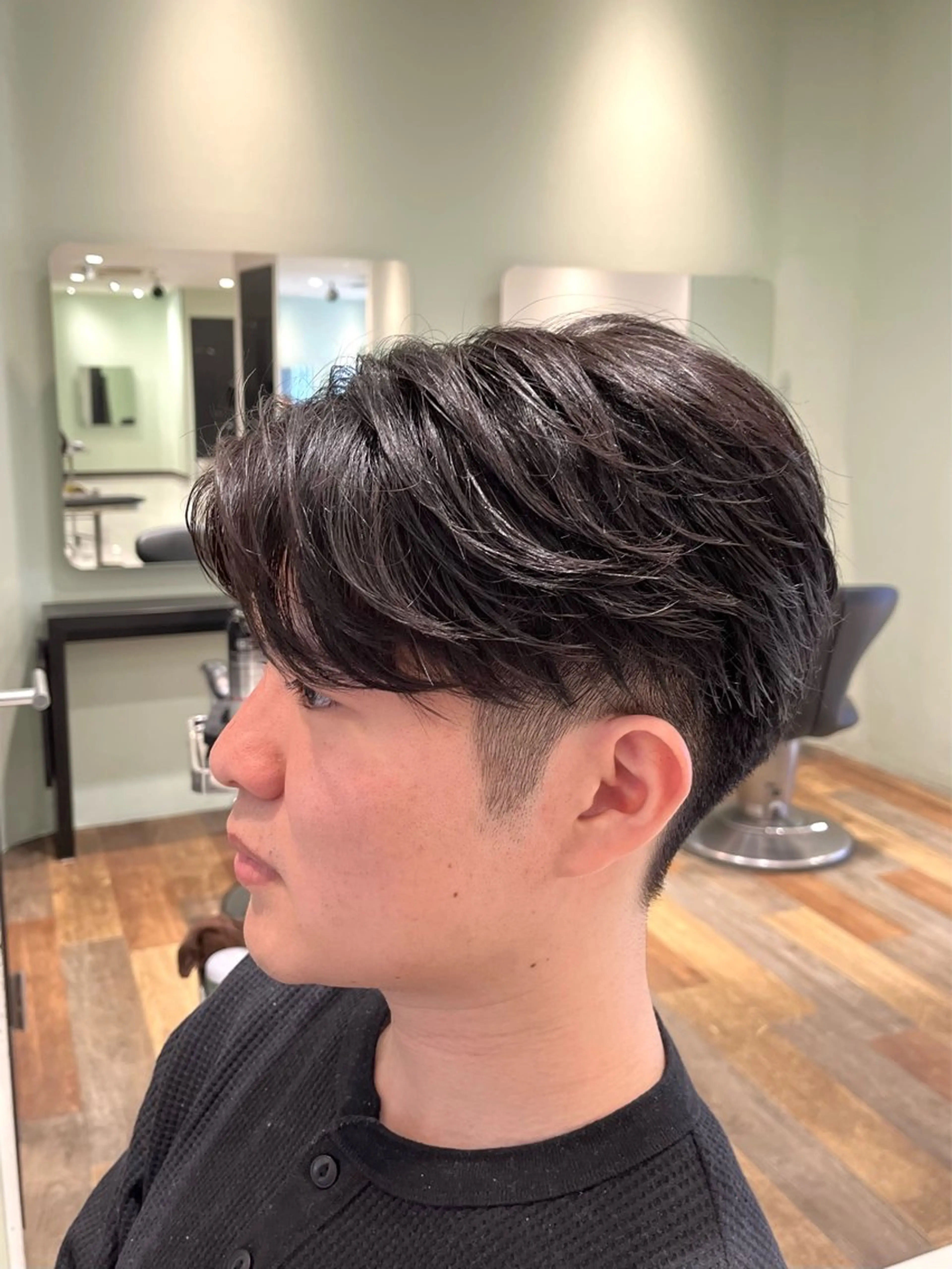 メンズ メンズパーマ カット 駒野 晃のヘアスタイル