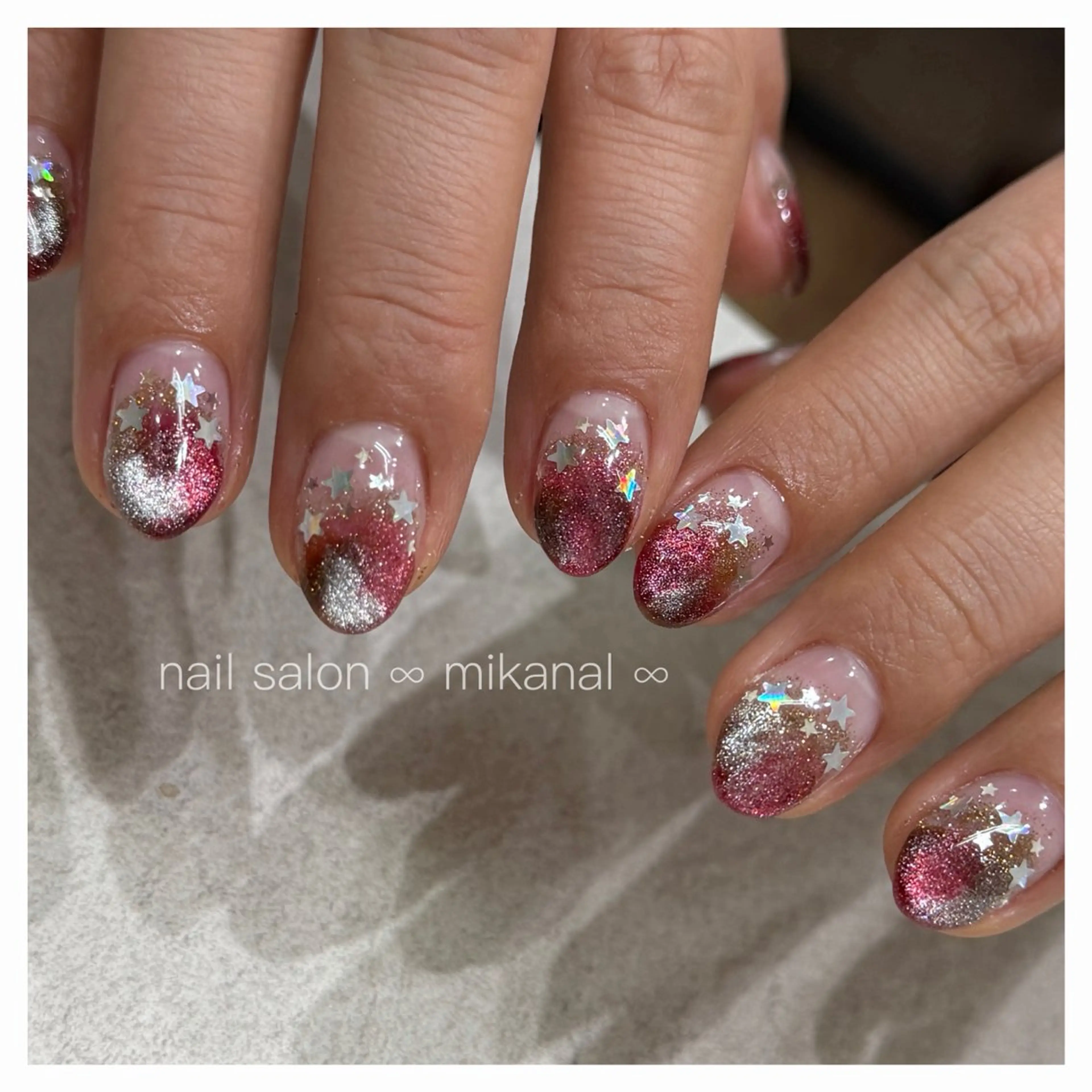 ネイル ハンドネイル nailsalon ∞ ﾐｶﾅﾙ ∞のネイルデザイン