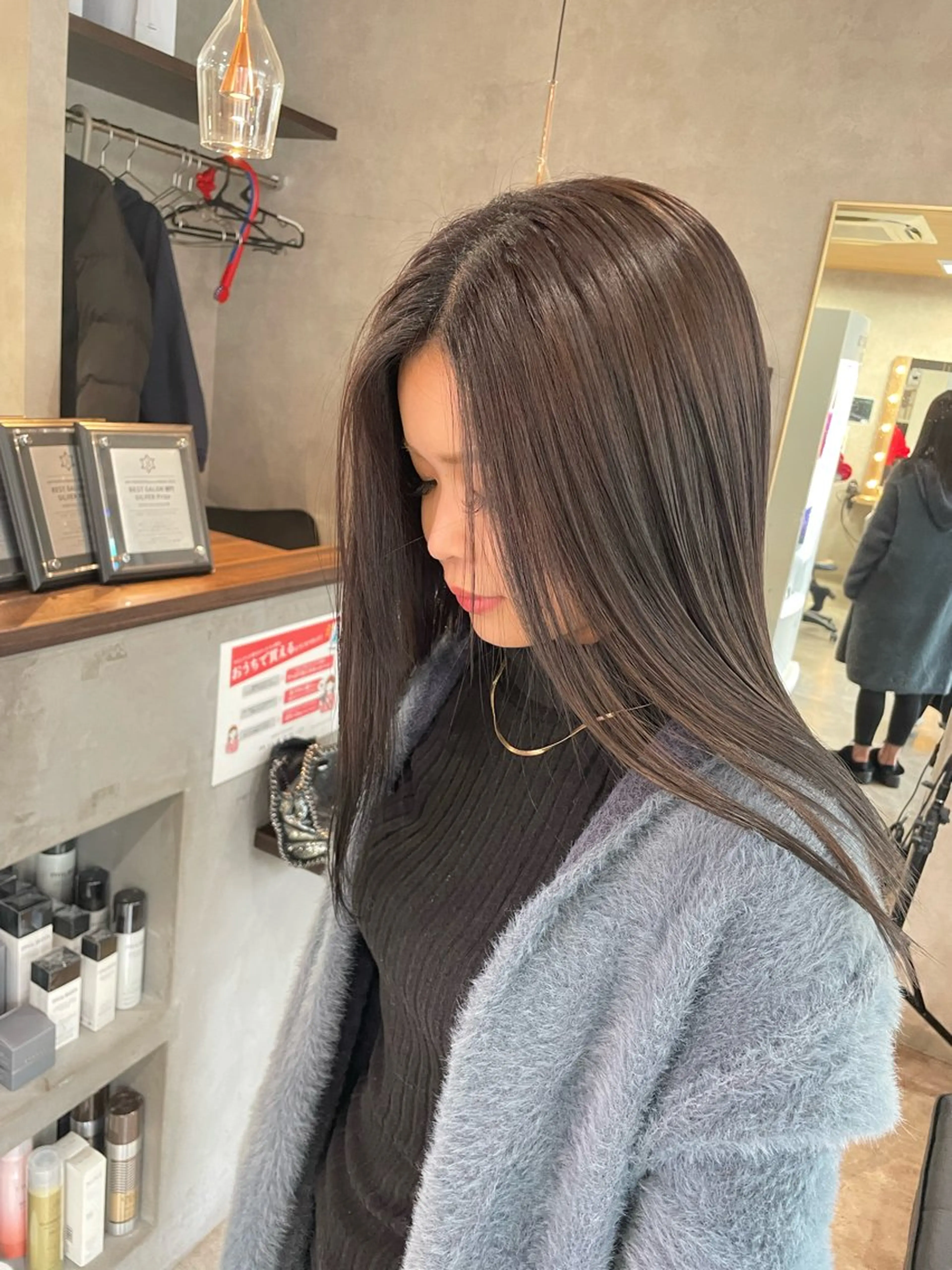 セミロング カラー RIENS aura / ayu ♡のヘアスタイル