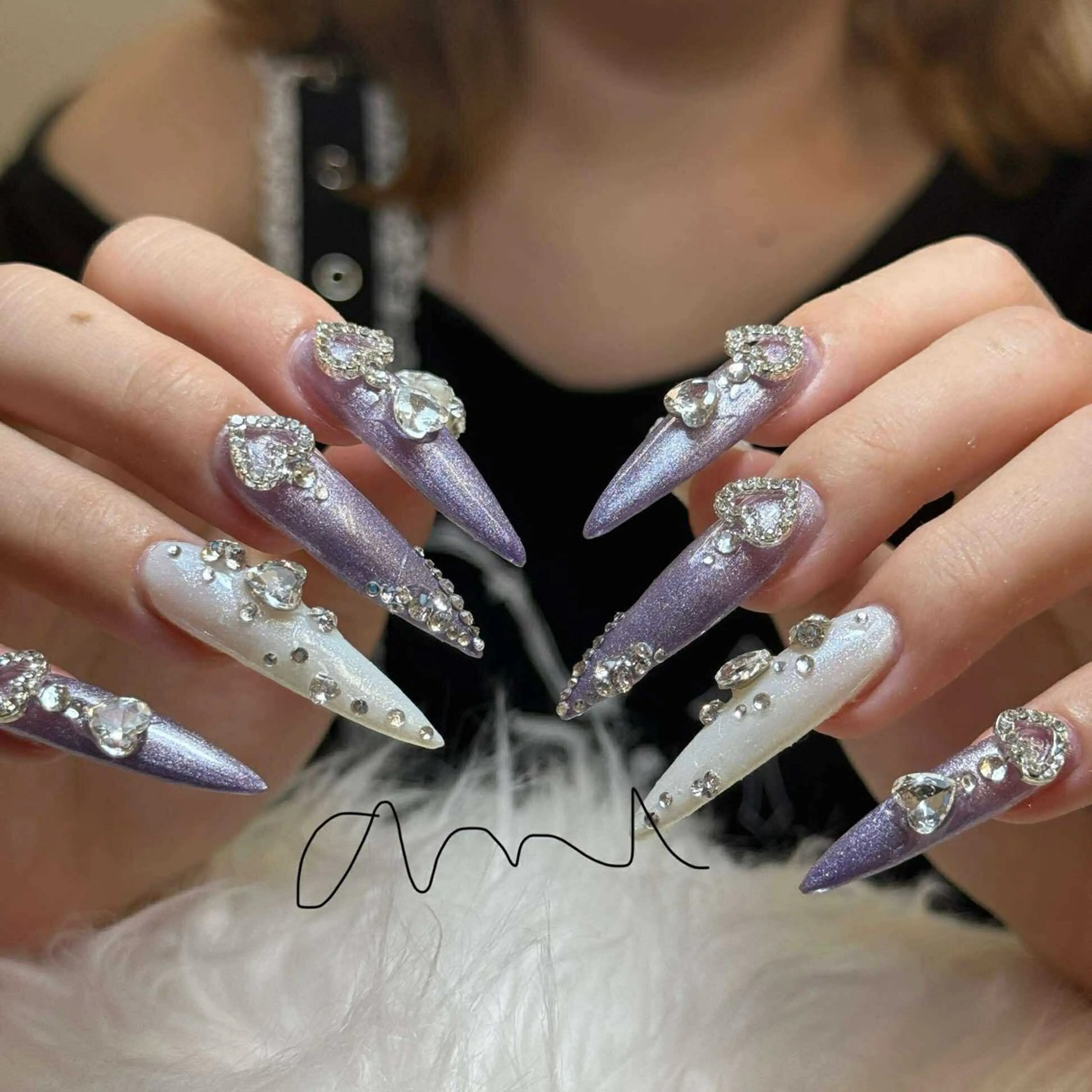 ネイル ハンドネイル ANH NAIL ゴテゴテ専門店💎のネイルデザイン