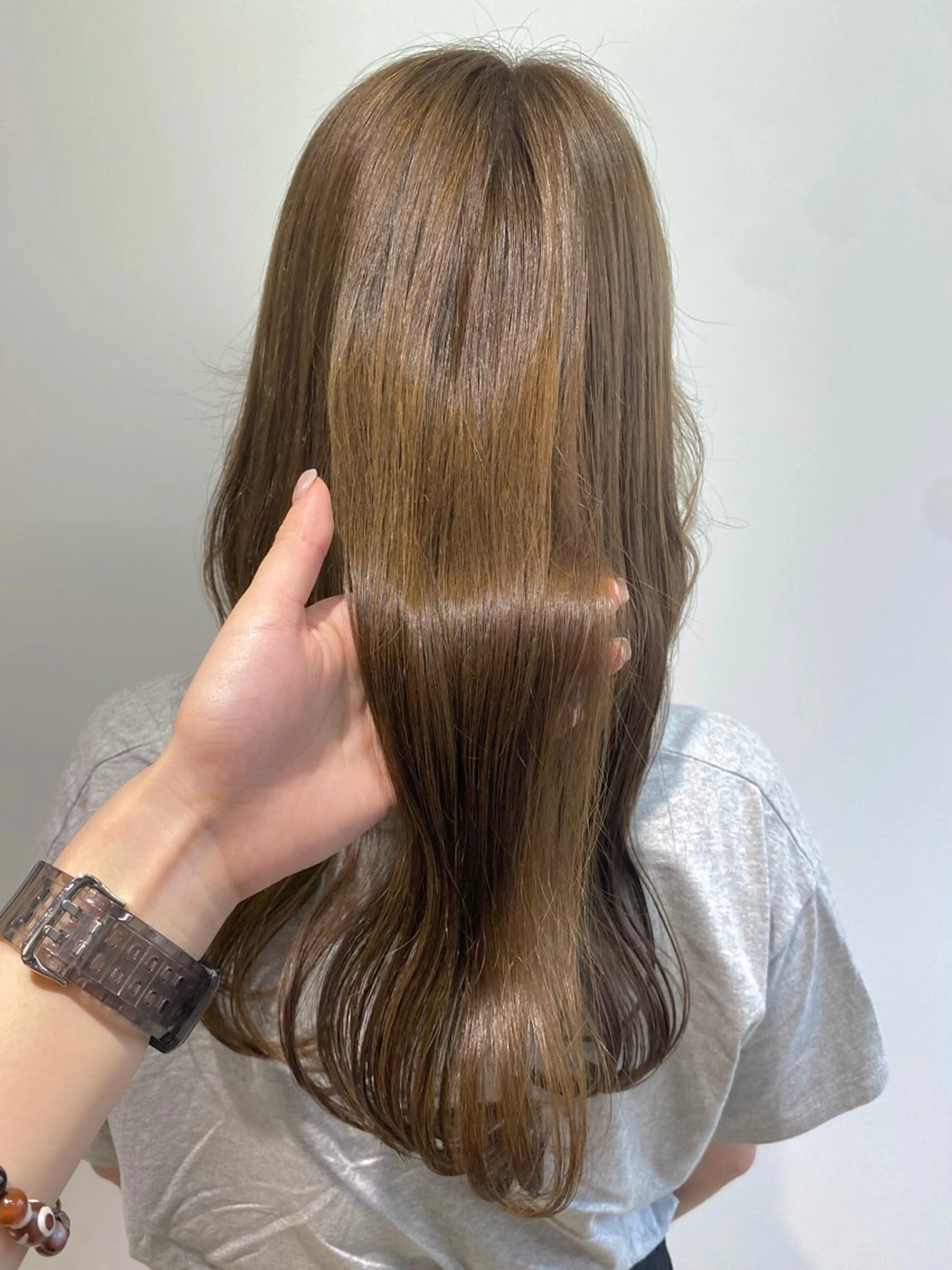 ロング カラー ヘアカラー 透明感カラー/韓国 ヘア🩶yuri🩵のヘアスタイル