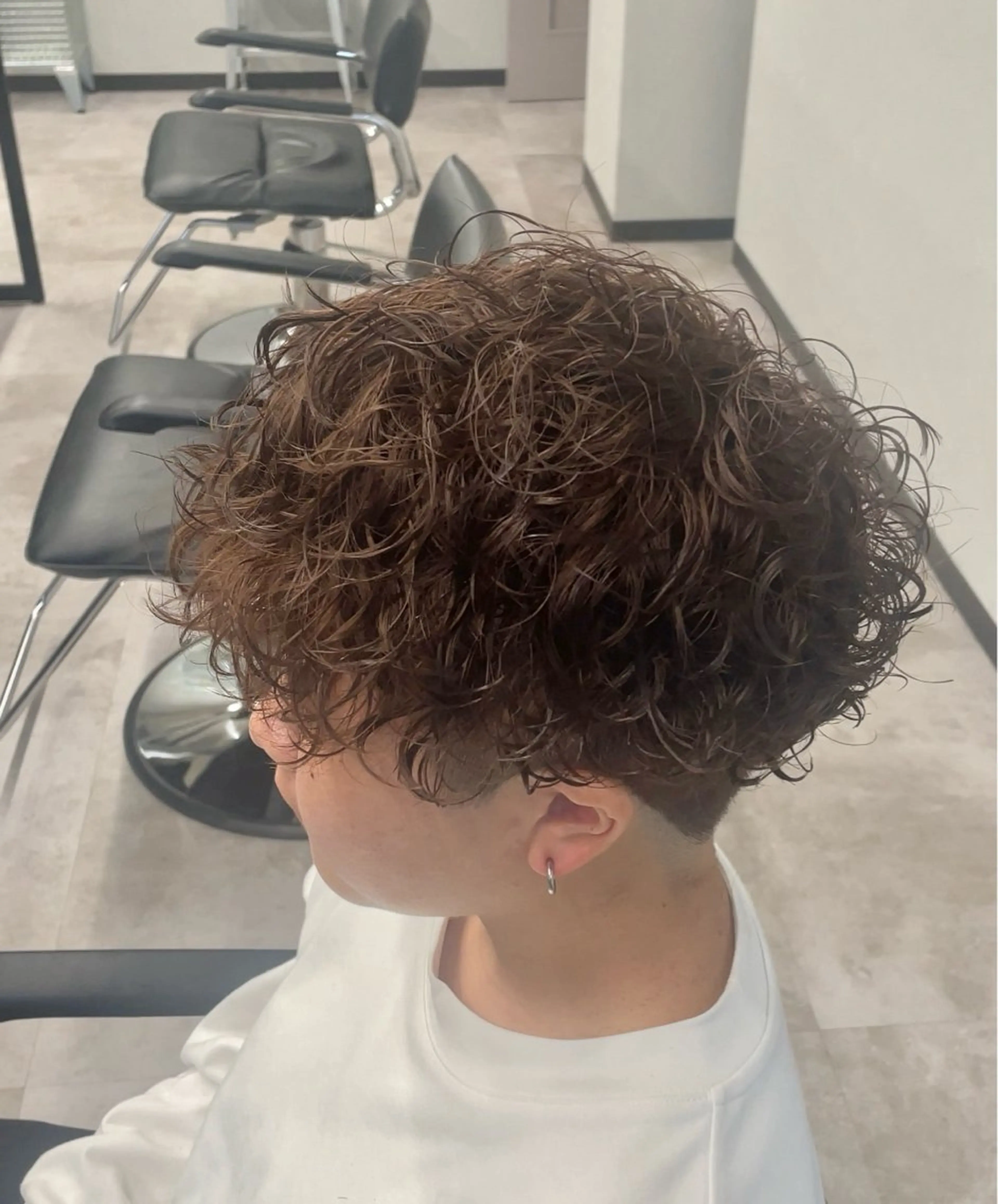 メンズ メンズパーマ プードルパーマ スペインカール プードルパーマ カット パーマ メンズ特化 ハヤトのヘアスタイル
