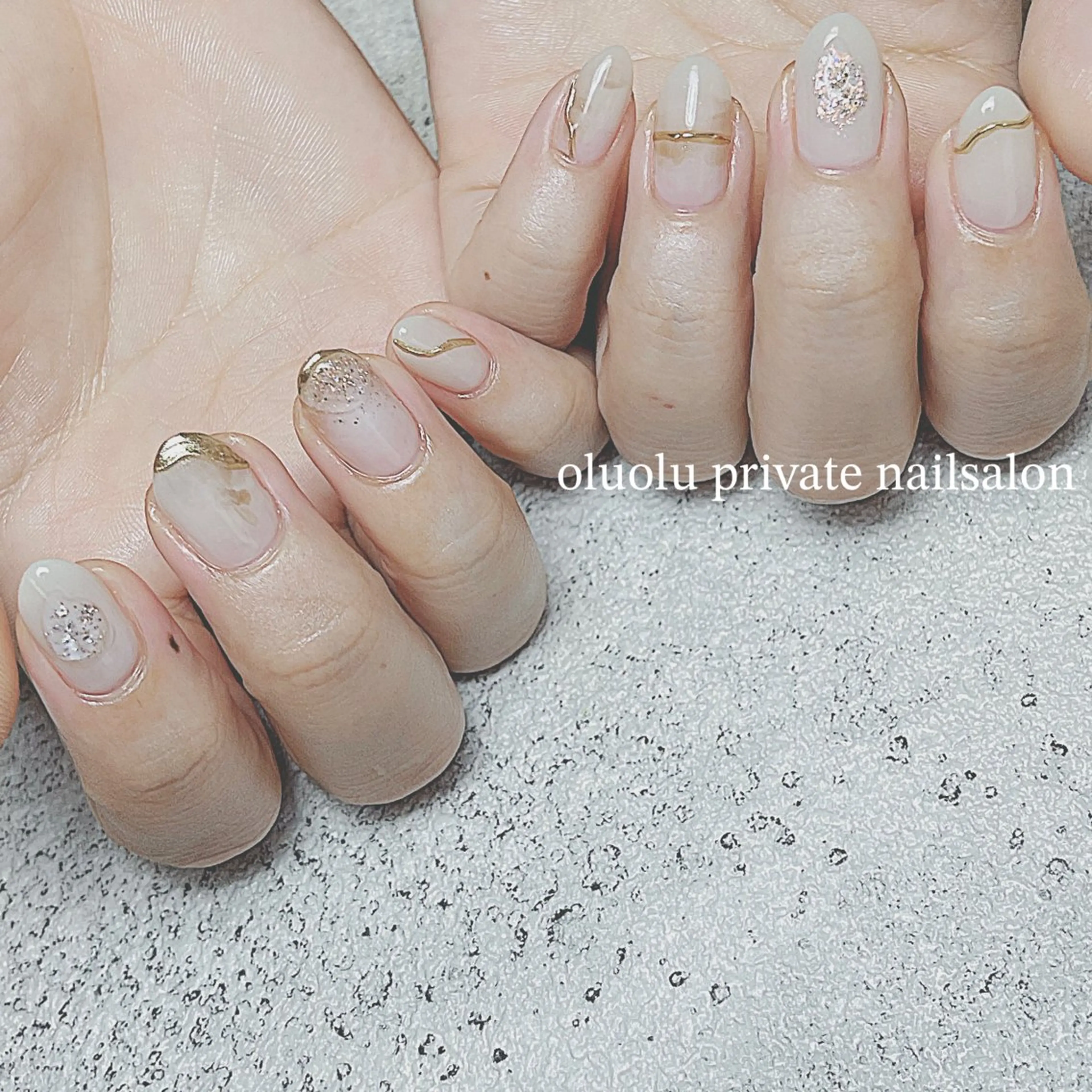 ネイル アートネイル フットネイル ミラーネイル ニュアンスネイル ぷっくりネイル ハンドネイル 大村 紬華のネイルデザイン