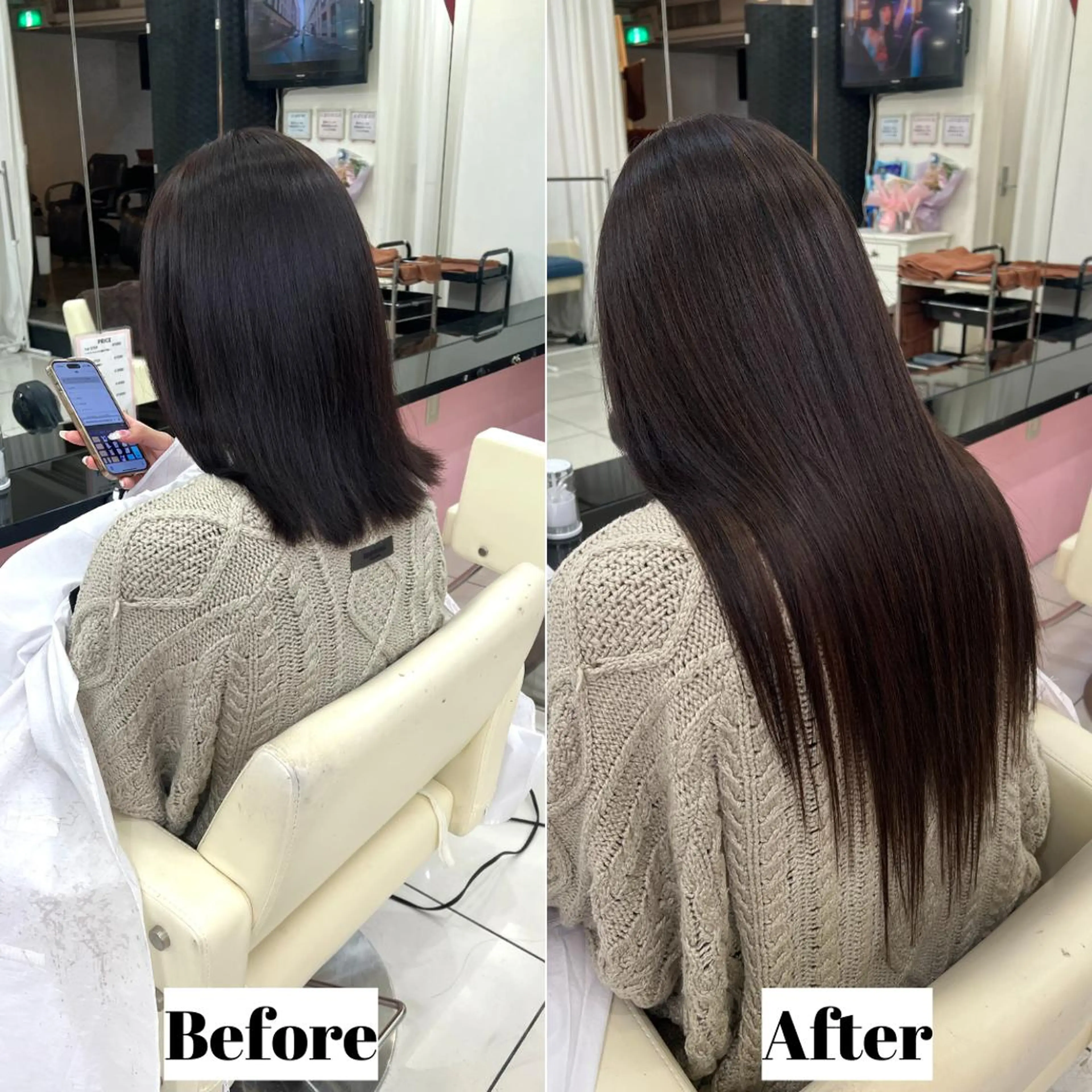 ロング エクステ SEASON 大阪梅田駅徒歩7分のヘアスタイル