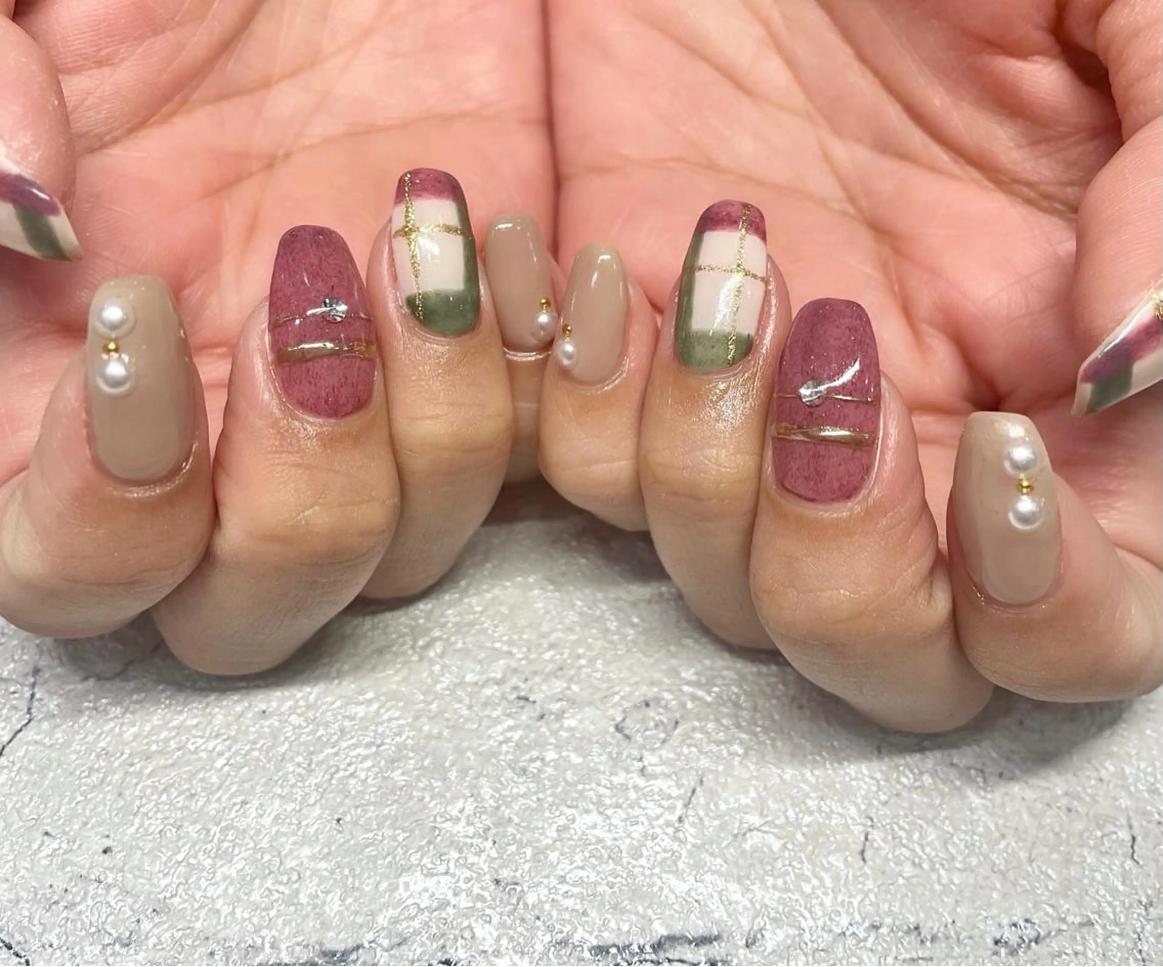 ネイル 持ち込み Nagashima sanaのネイルデザイン