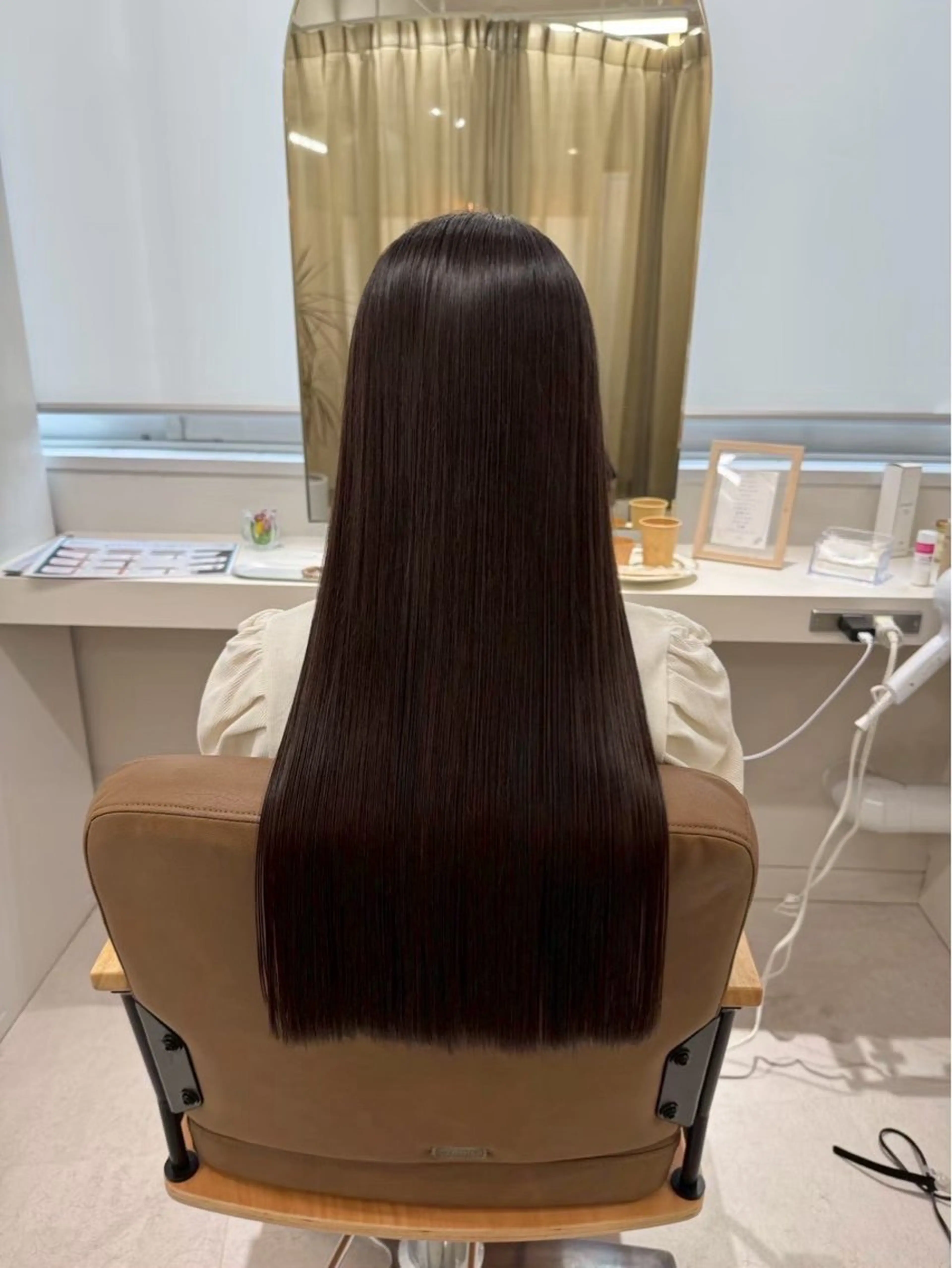 ロング SLASHスラッシュ 小川花鈴のヘアスタイル