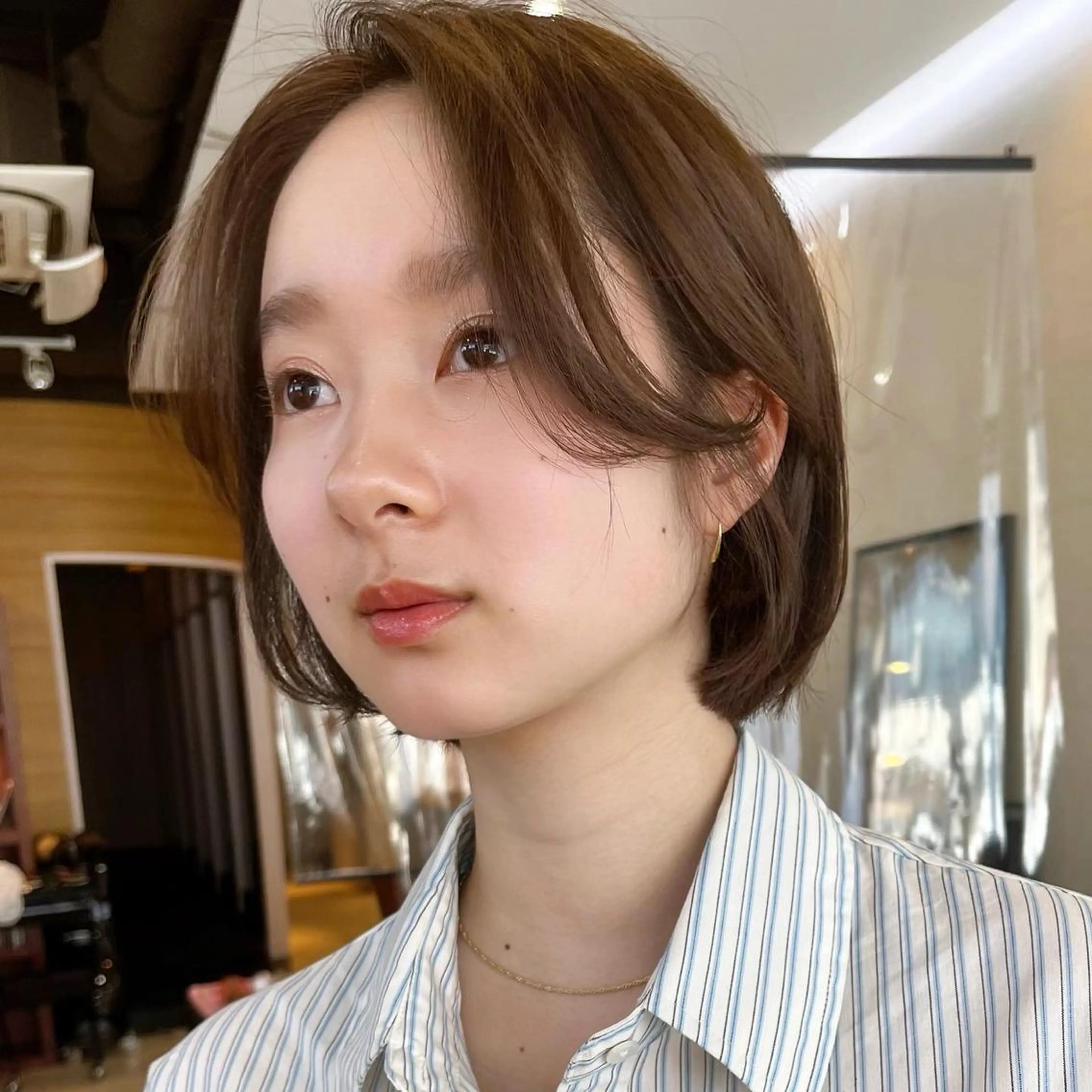 ショート カラー 🌱小顔ヘア/ボブ ミディアム/双葉🌱のヘアスタイル