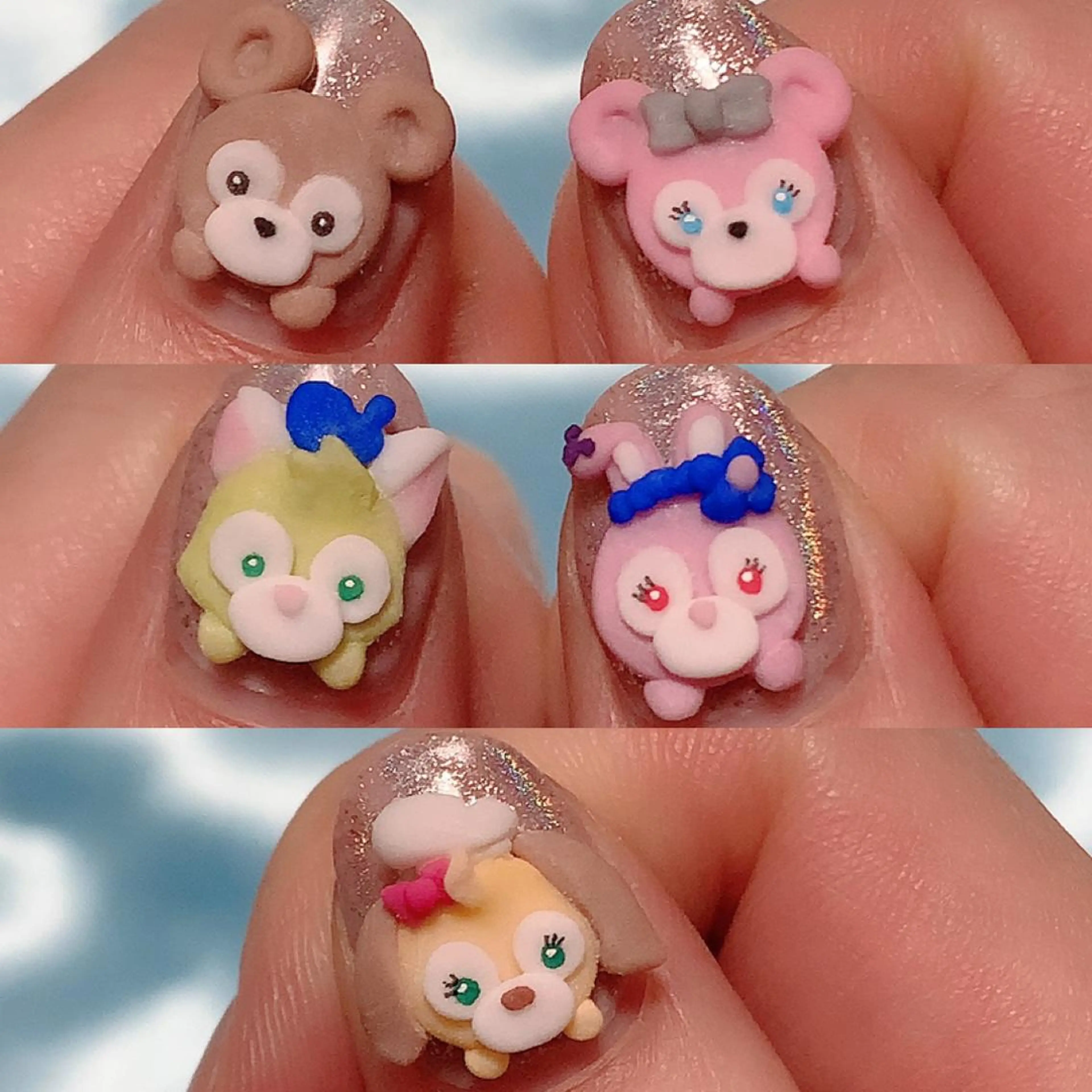 ネイル シェアサロンLei.g(レイジー)所属・3Dアートネイル💗 都築レナのネイルデザイン