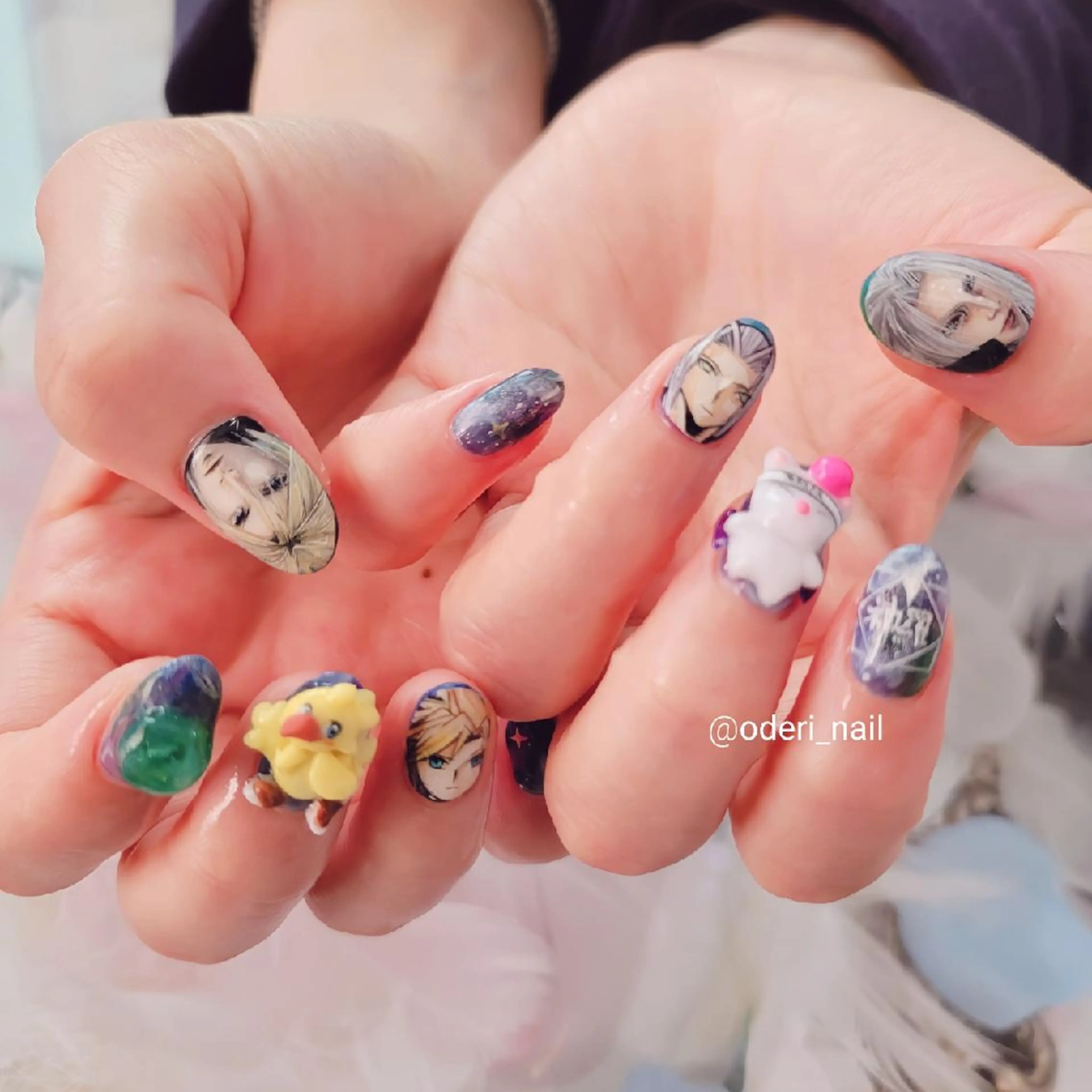 ネイル アートネイル ジェルネイル おで@ oderi_nailのネイルデザイン
