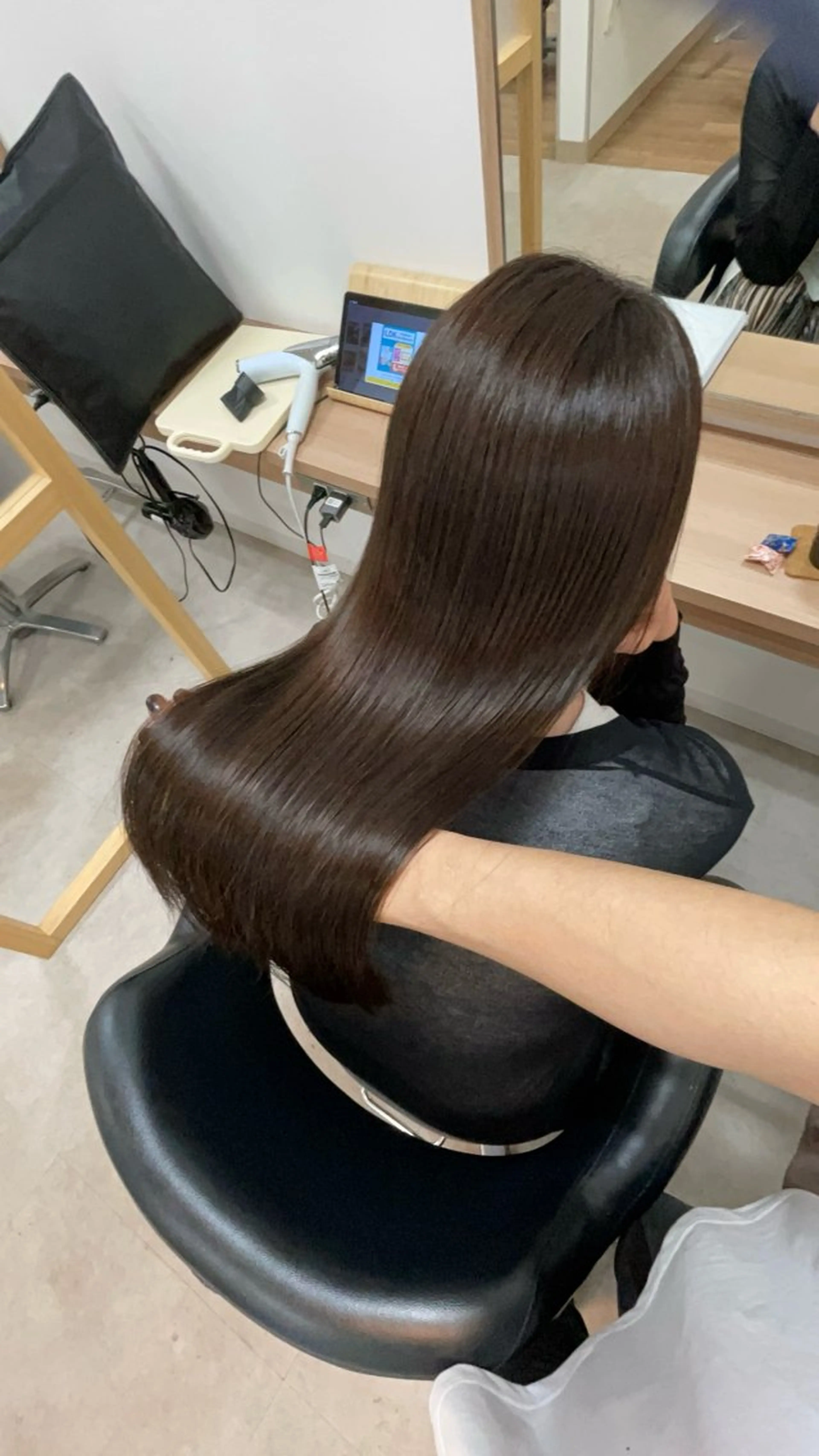 ロング 髪質改善 葭葉 久美子のヘアスタイル