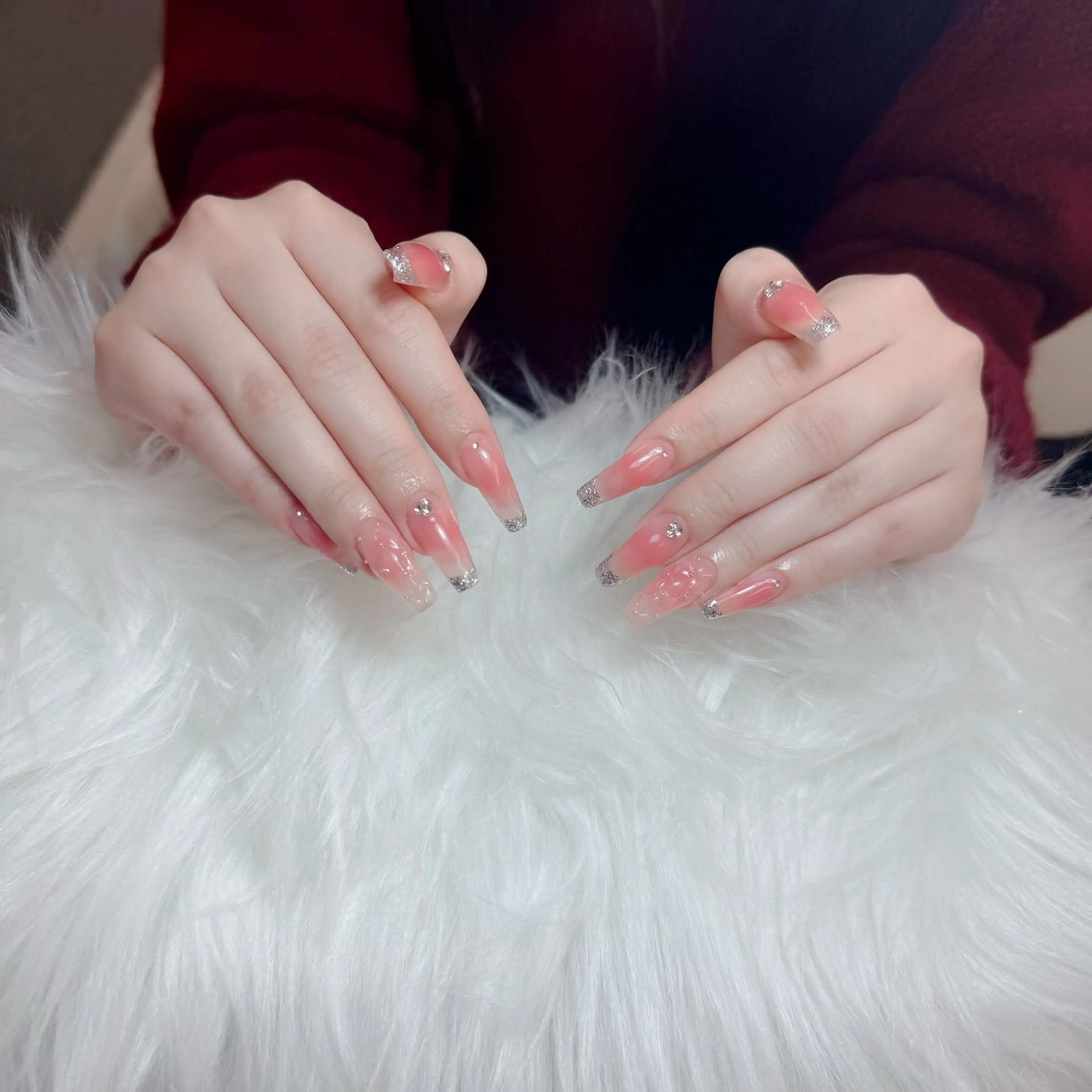 ネイル ジェルネイル 韓国ネイル マグネットネイル ネイルチップ 冬ネイル Lenie Nail Salonのネイルデザイン