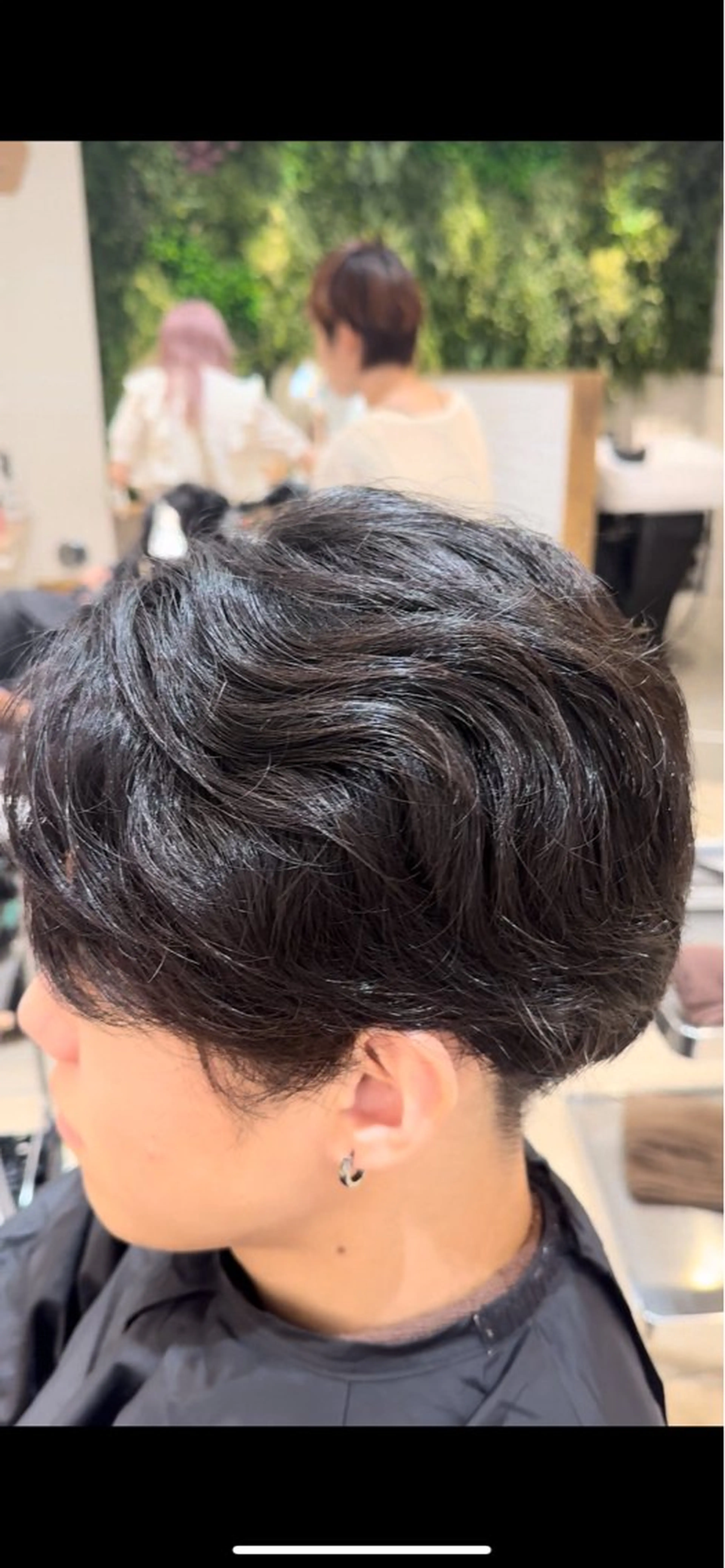 メンズ 横浜｜韓国レイヤー｜ 暖色カラー｜まなとのヘアスタイル