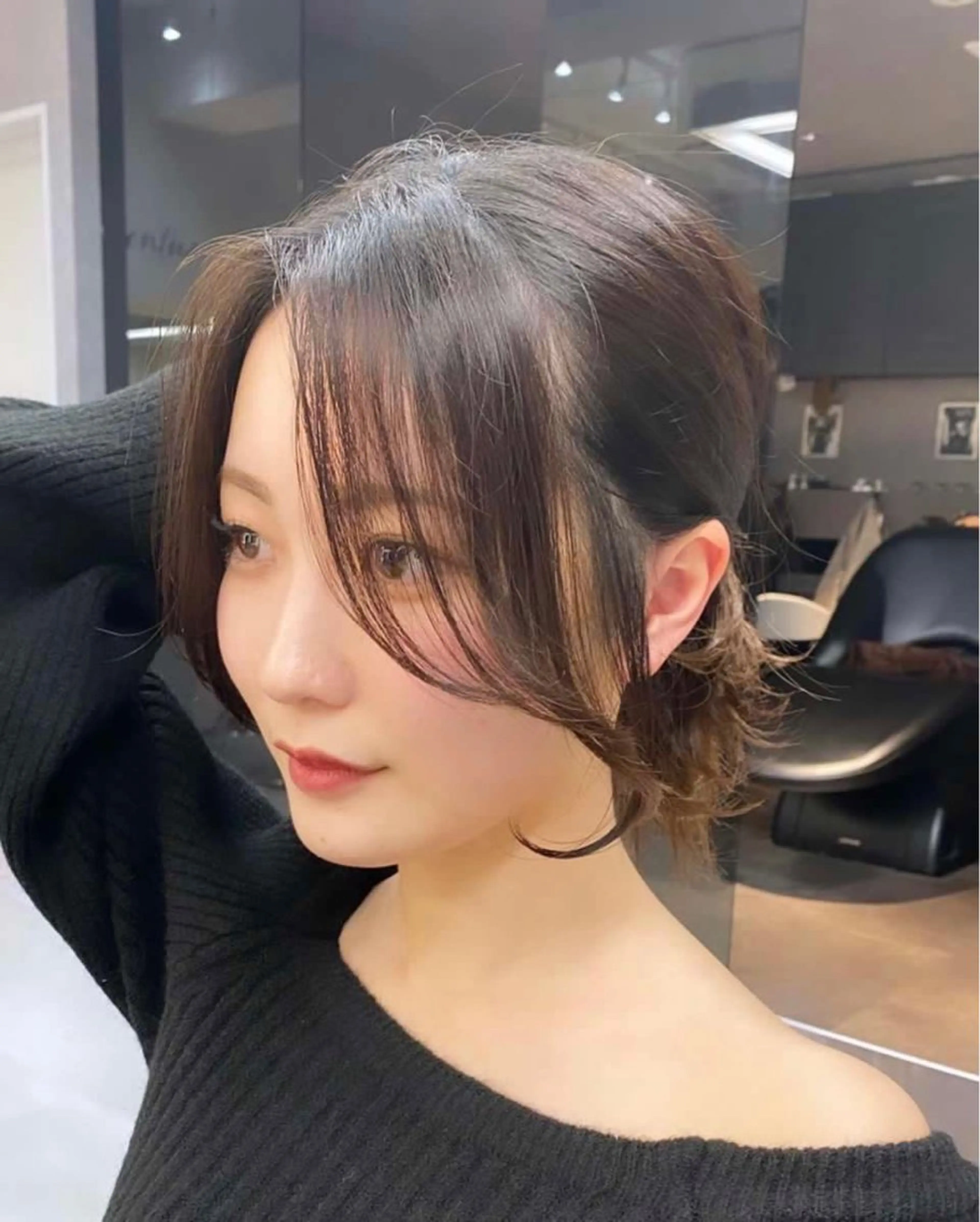 ミディアム カット ヘアカラー トリートメント ❣️髪質改善/ 美髪矯正/沼座悠人のヘアスタイル