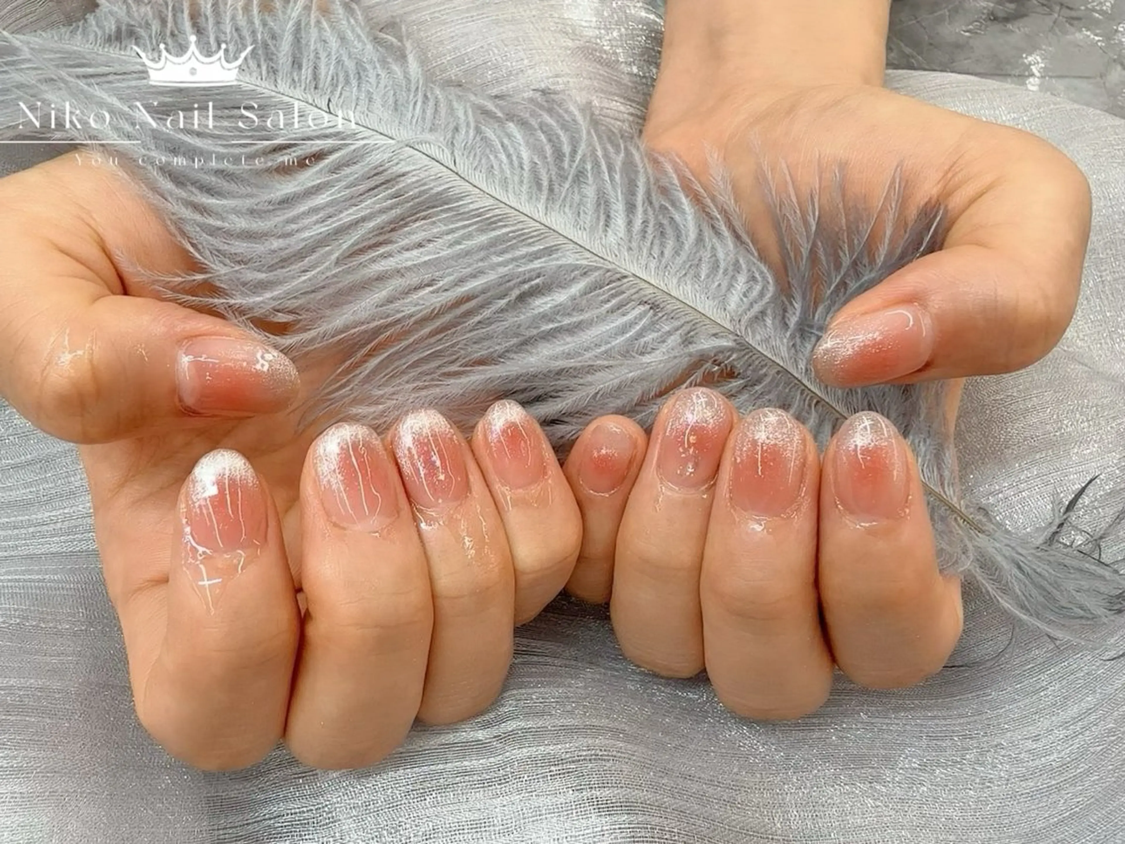 ネイル チークネイル 長さ出し フットネイル フレンチネイル ジェルネイル ハンドネイル Niko ネイルサロンのネイルデザイン