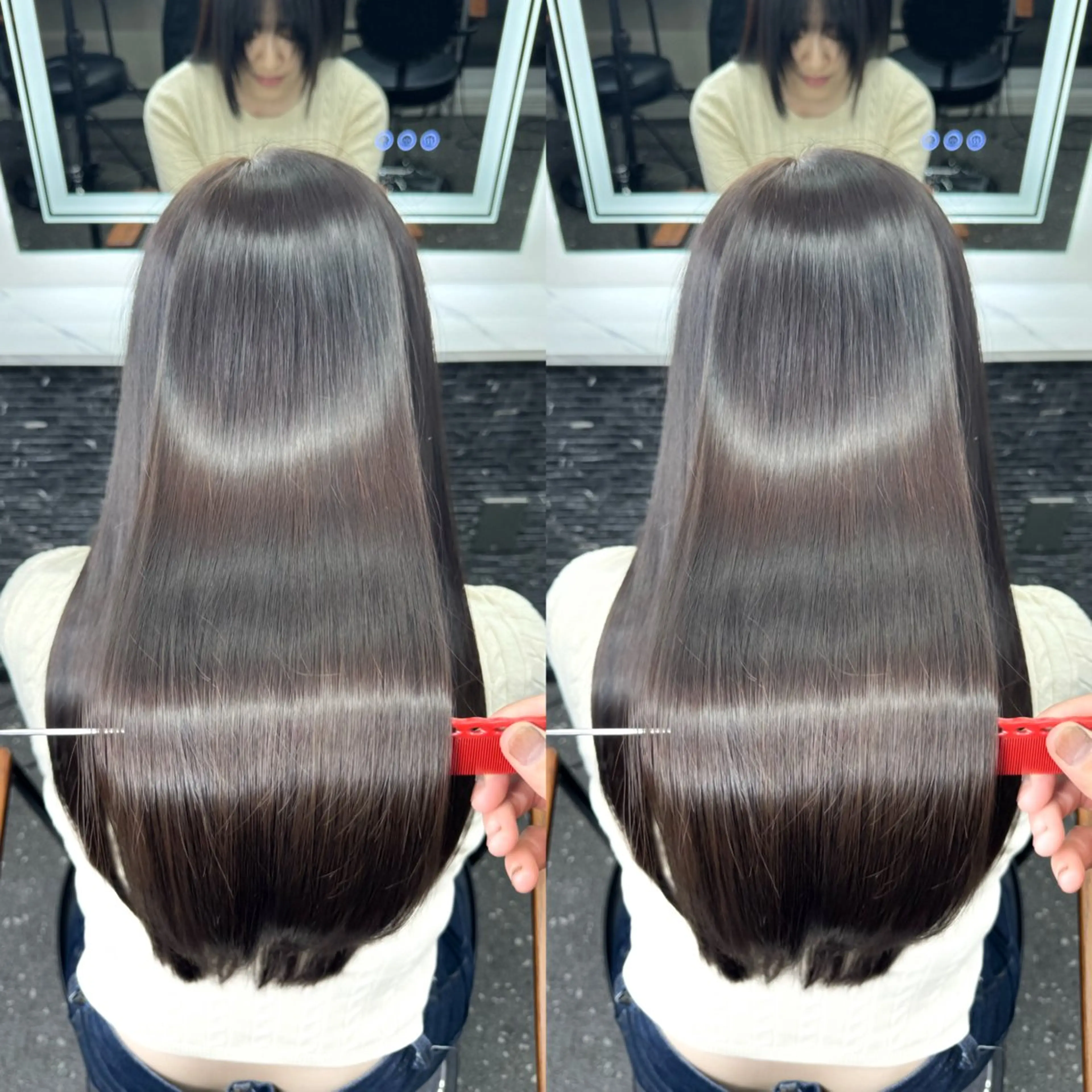 ロング カット トリートメント 新宿/髪質改善支持率 Ｎｏ．1💍yasuのヘアスタイル