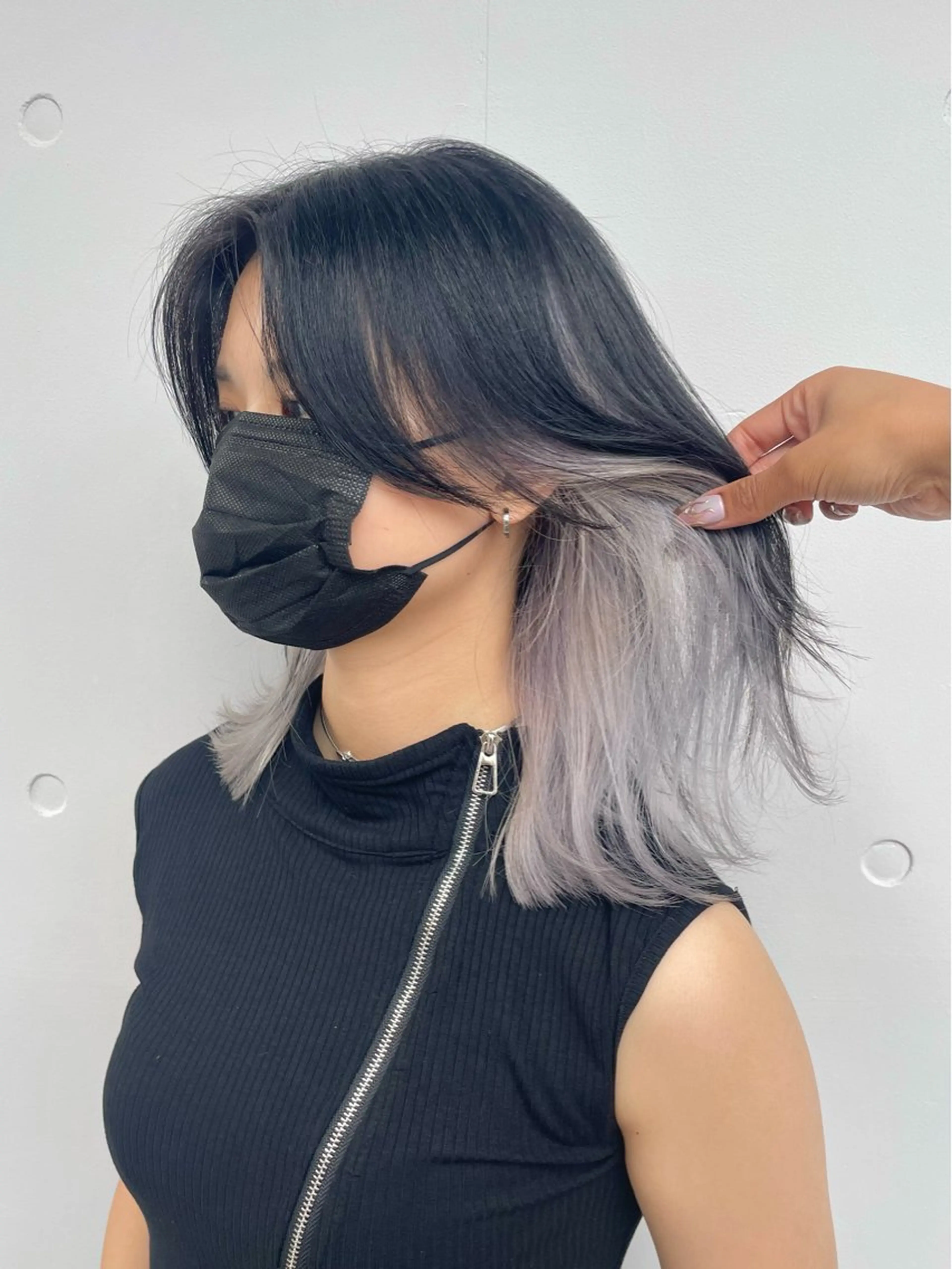 ミディアム カット ヘアカラー トリートメント もにか🌞原宿/渋谷 🌝ブリーチカラーのヘアスタイル