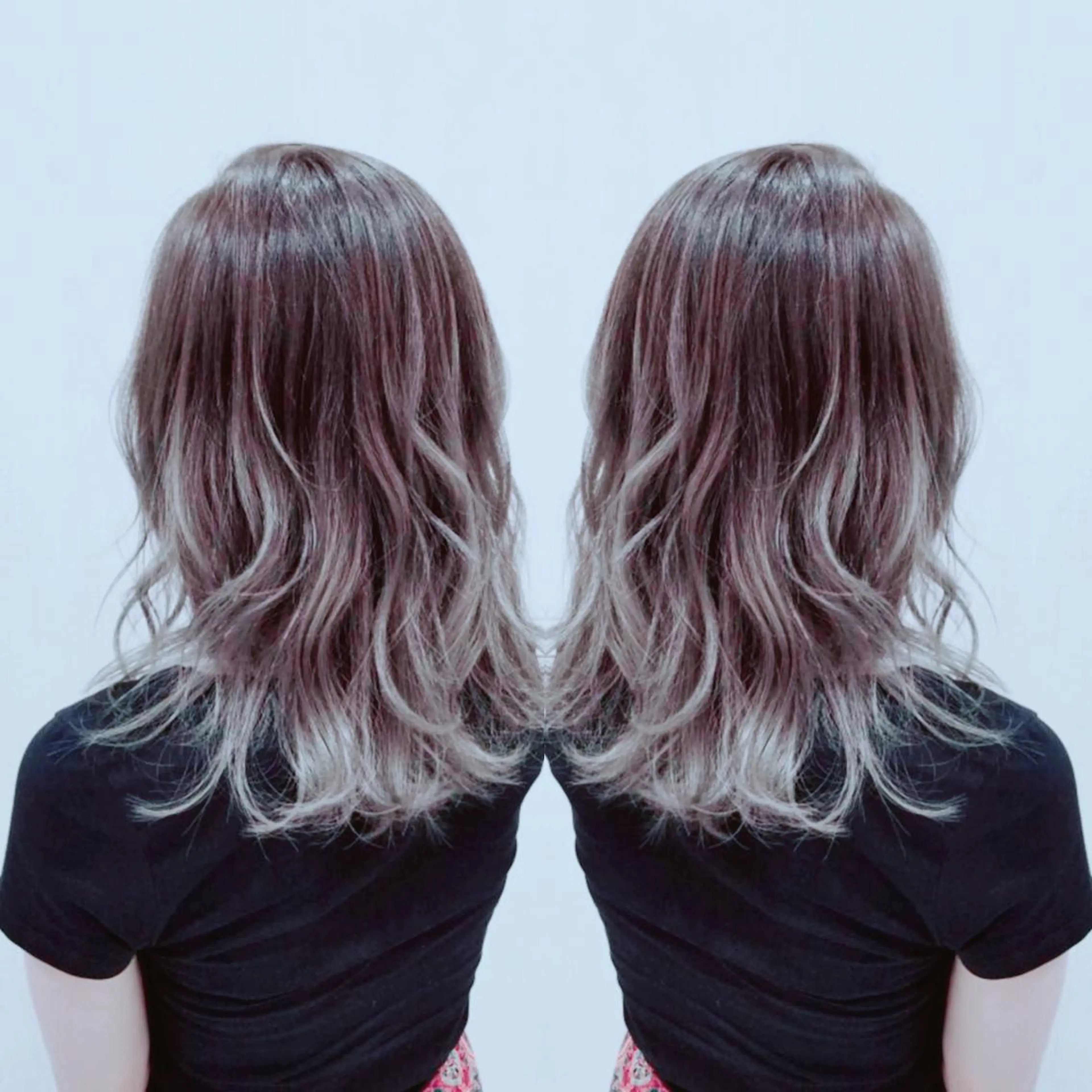 ミディアム カット ヘアカラー トリートメント 店長✨レイヤー✖️ 髪質改善✖️韓国ヘアのヘアスタイル