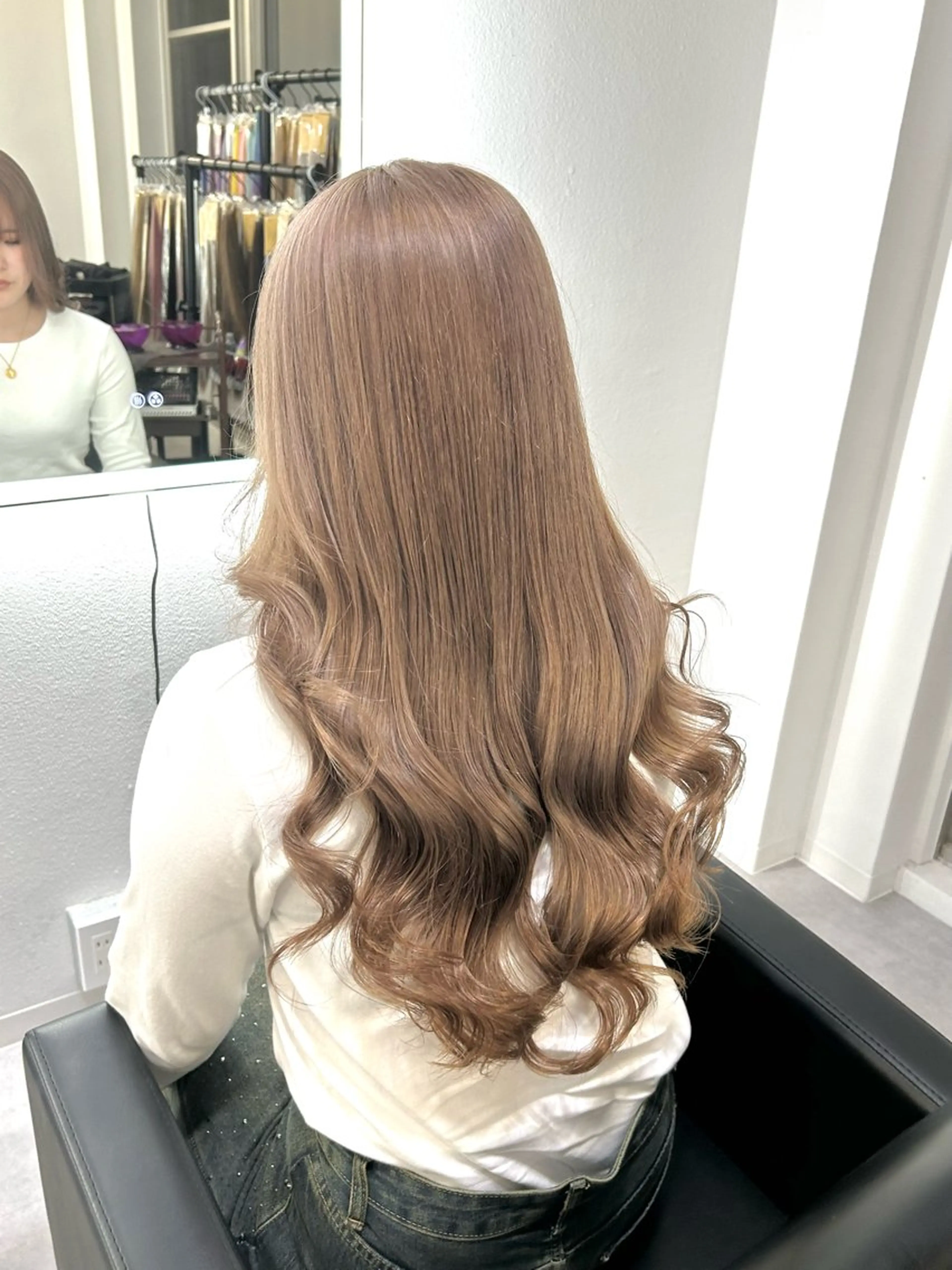 ロング カラー Cielro/ダブル カラー/西田咲希のヘアスタイル