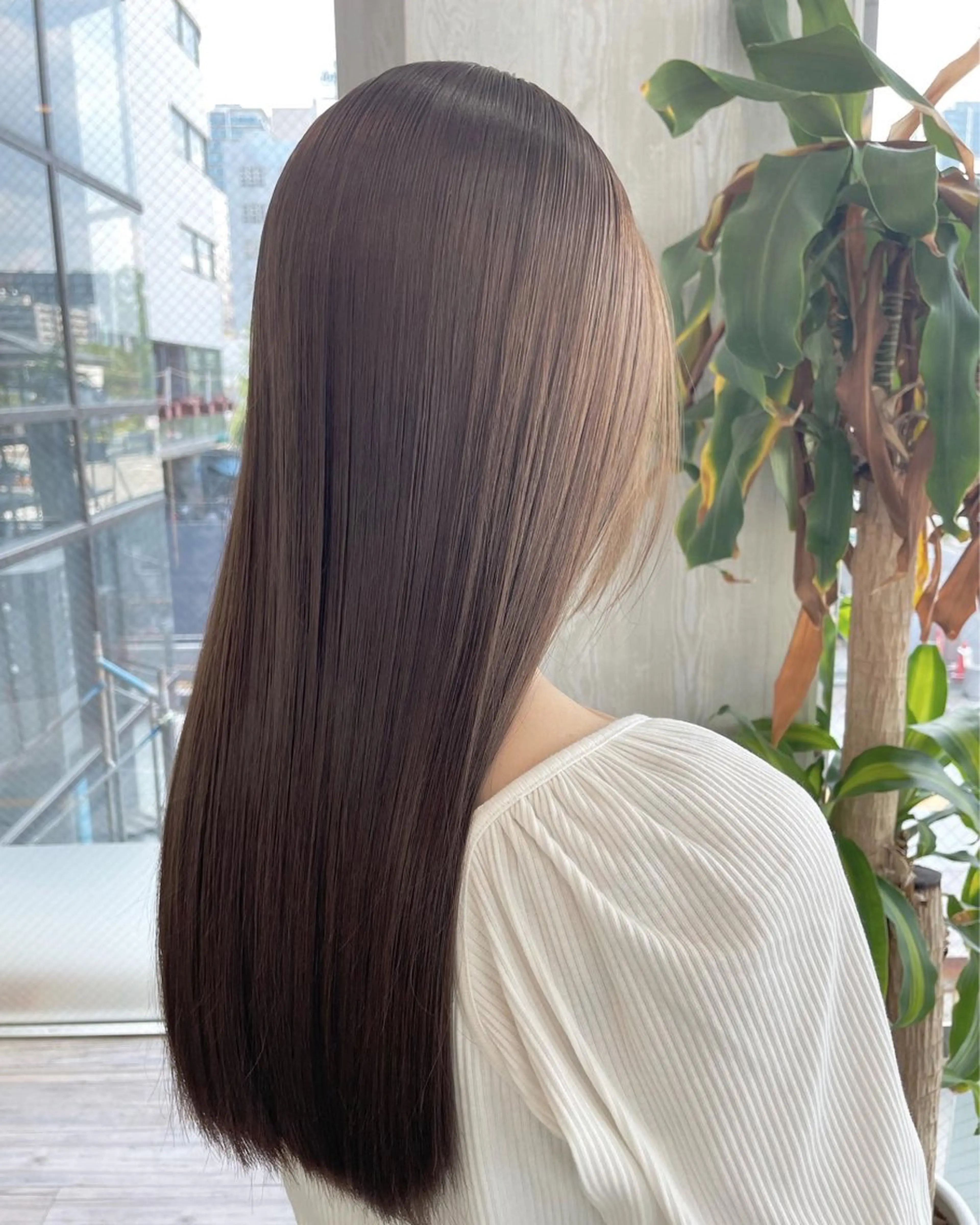 ロング カラー アッシュ 透明感カラー グラデーションカラー 外国人風カラー レイヤーカット カット ヘアカラー トリートメント 河合秀明/ショート /ボブ/レイヤーのヘアスタイル