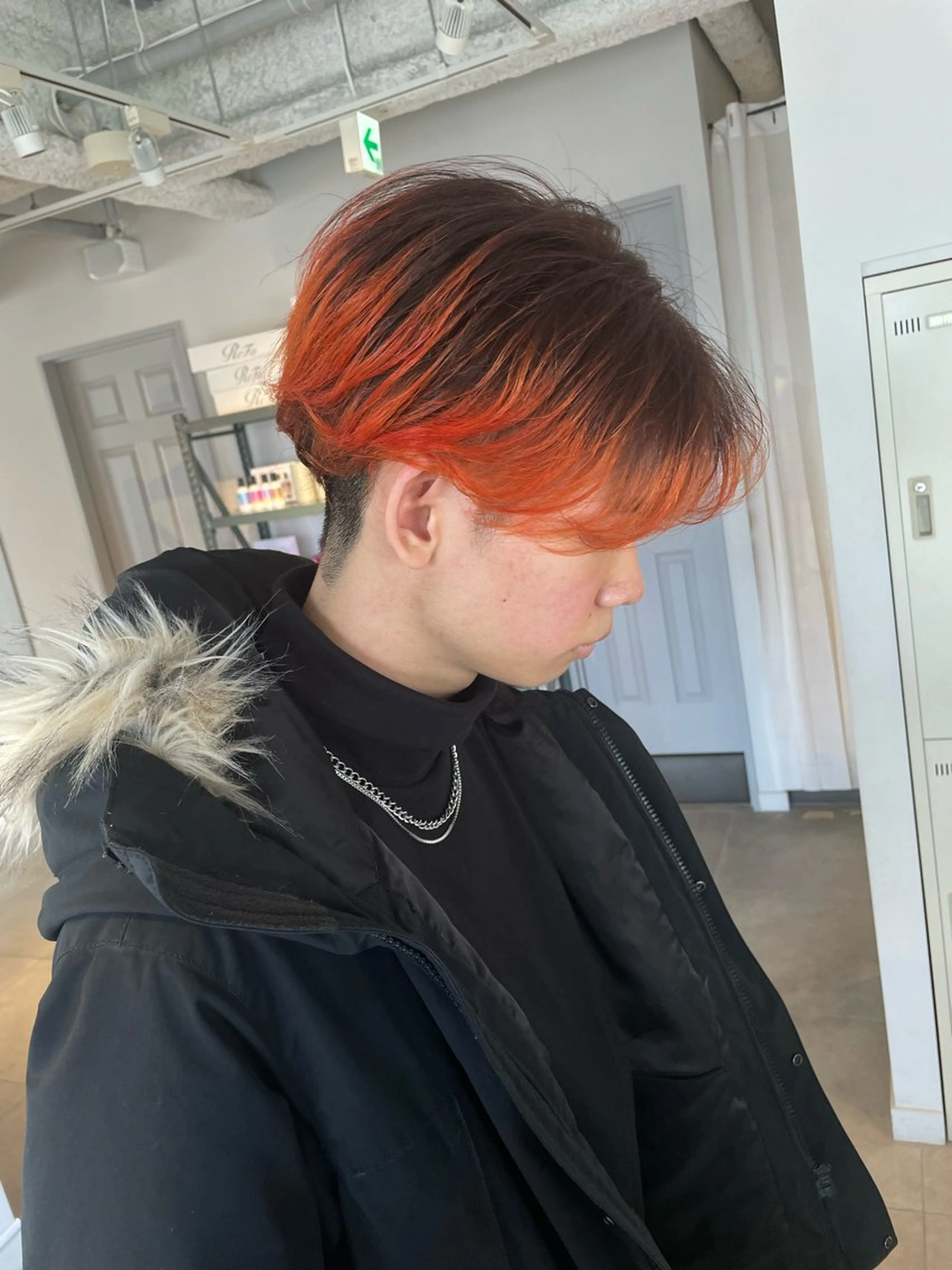 ミディアム パーマ メンズ 辻堂メンズ特化 YU-YAのヘアスタイル