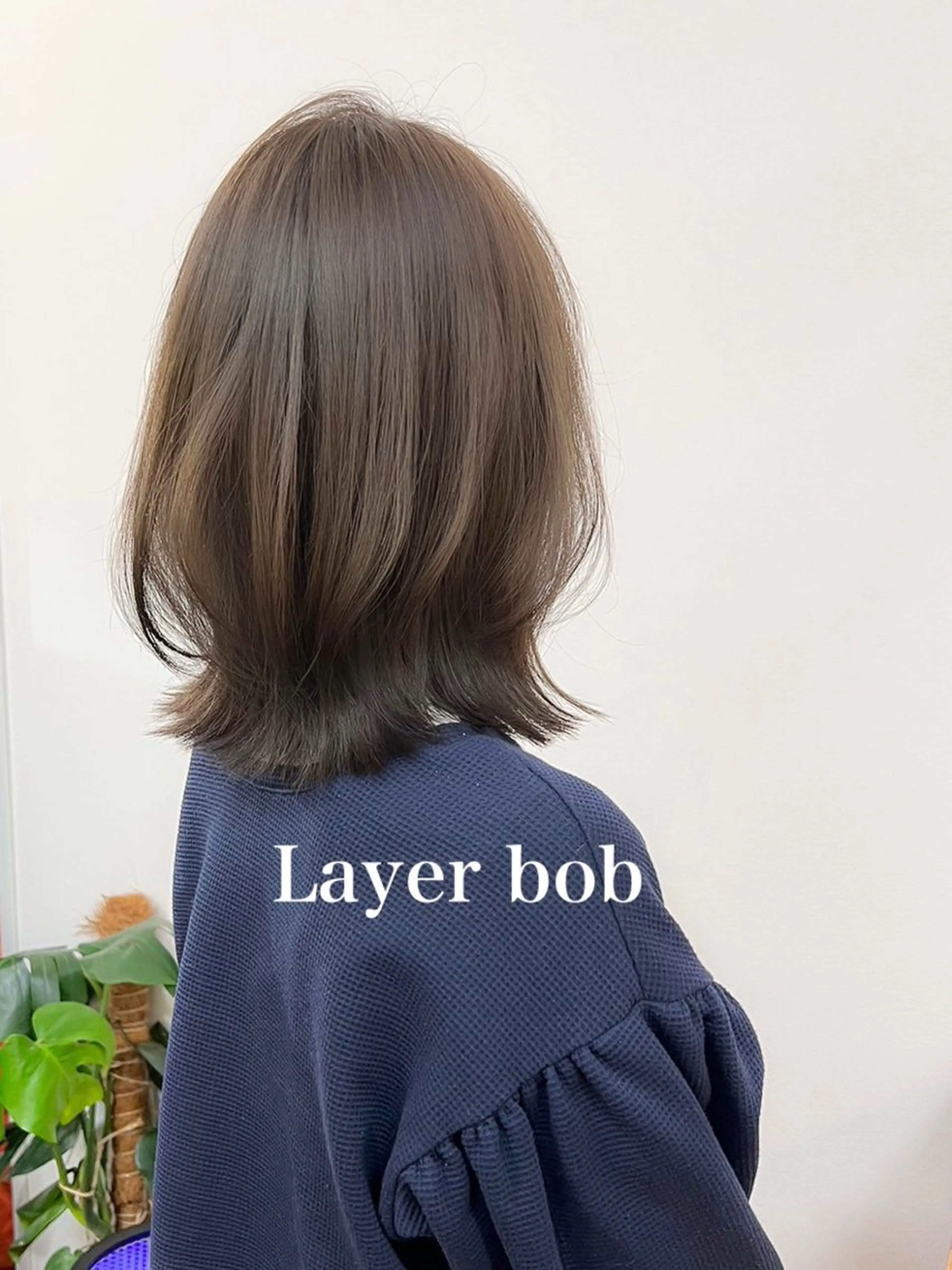 ミディアム カラー カット tender hair salonのヘアスタイル