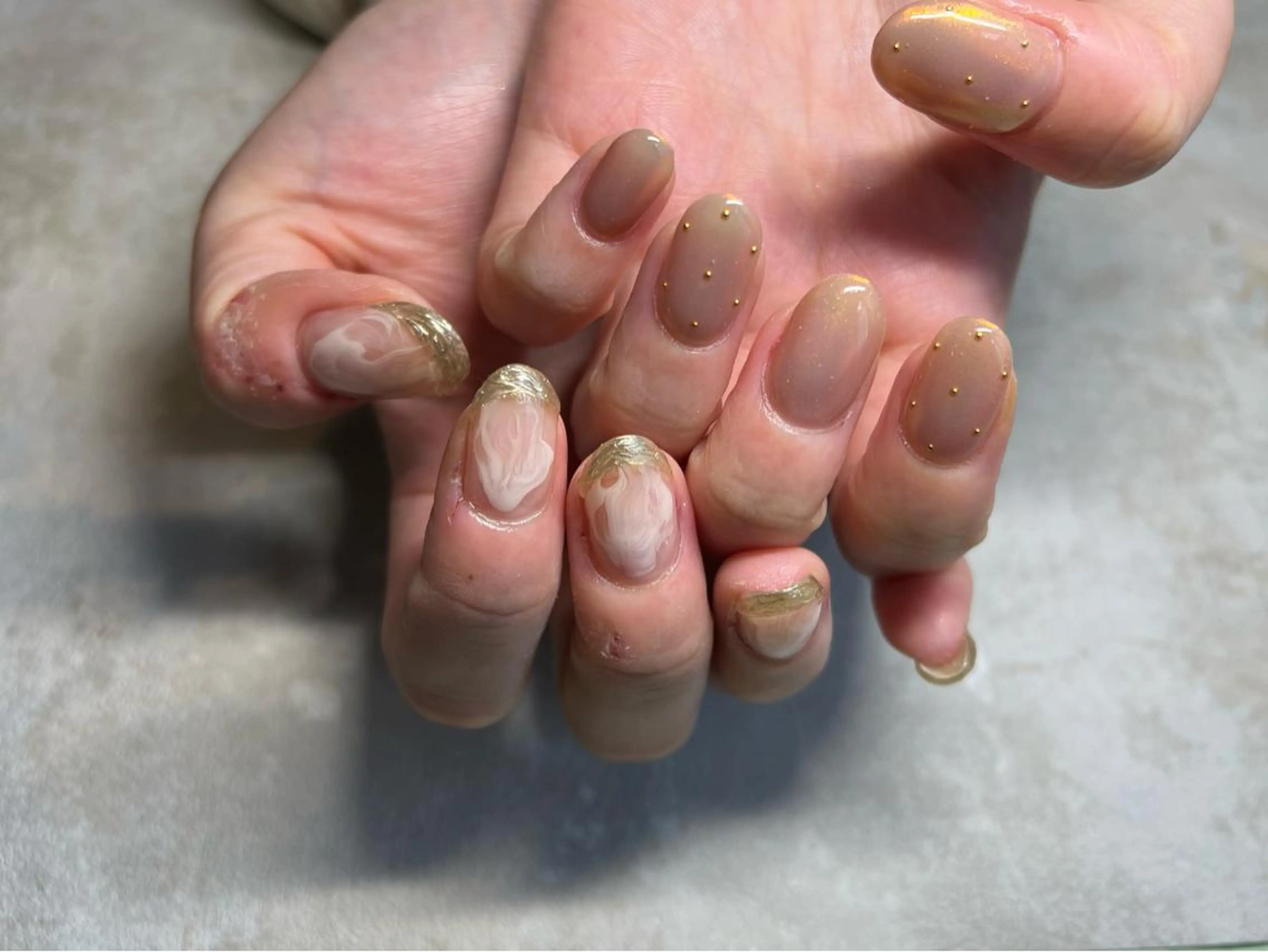 ネイル ハンドネイル 谷川 薫のネイルデザイン