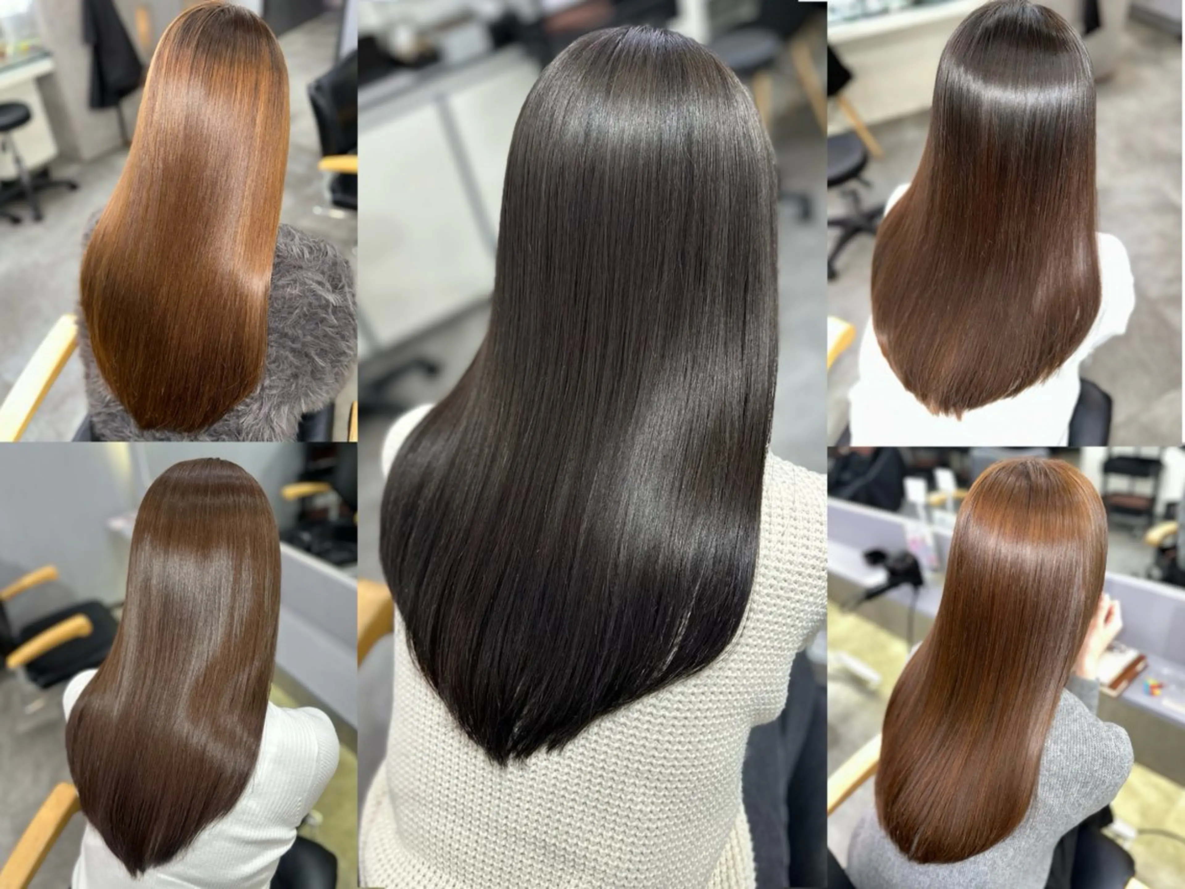 ロング 髪質改善 縮毛矯正 トリートメント 酸性ストレート 酸熱トリートメント 縮毛矯正 トリートメント 縮毛矯正×ボブ💎 髪質改善/木下のヘアスタイル
