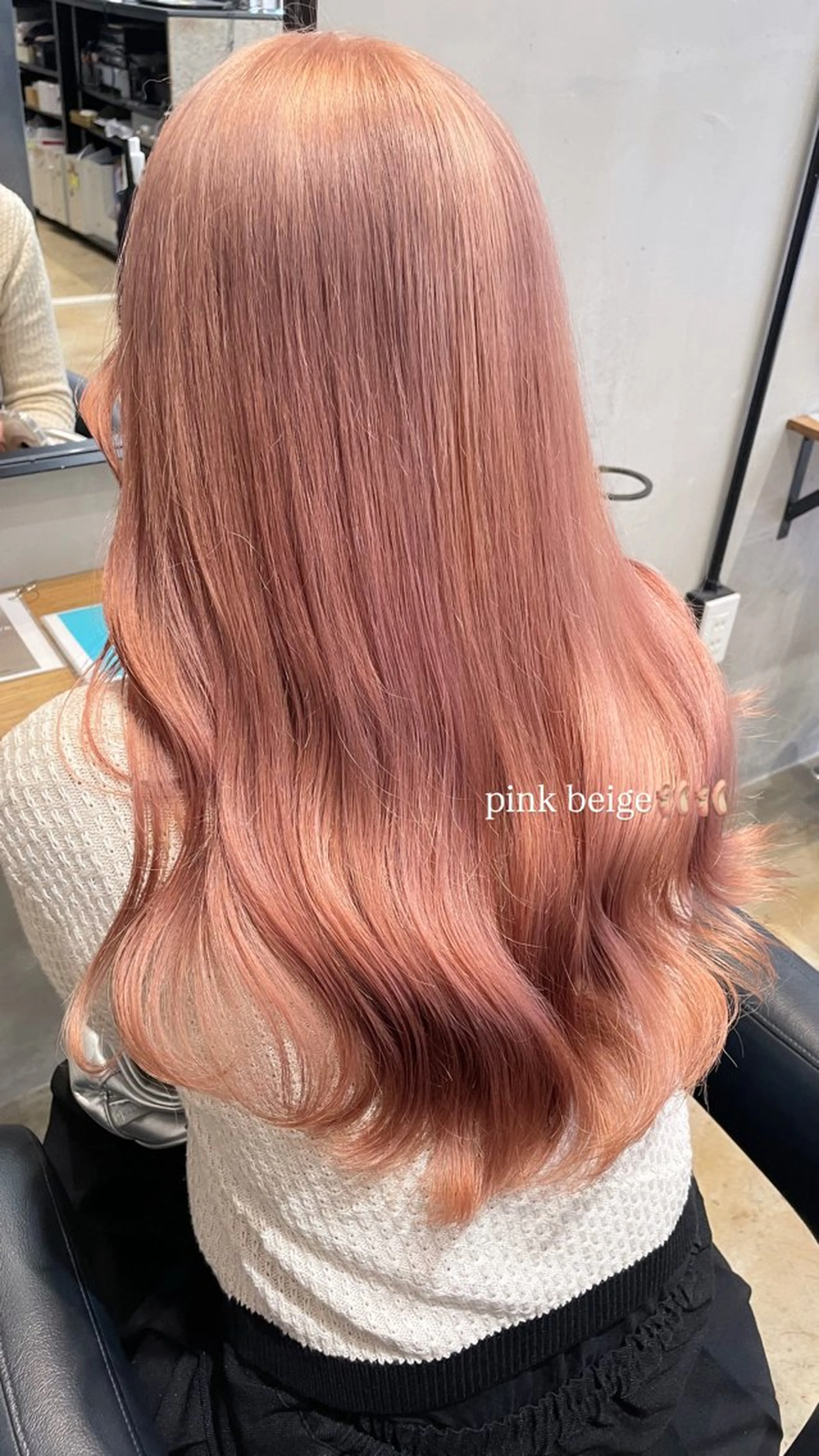 ロング カラー ブリーチ 博多/ブリーチ/レイ ヤーカット/莉子のヘアスタイル