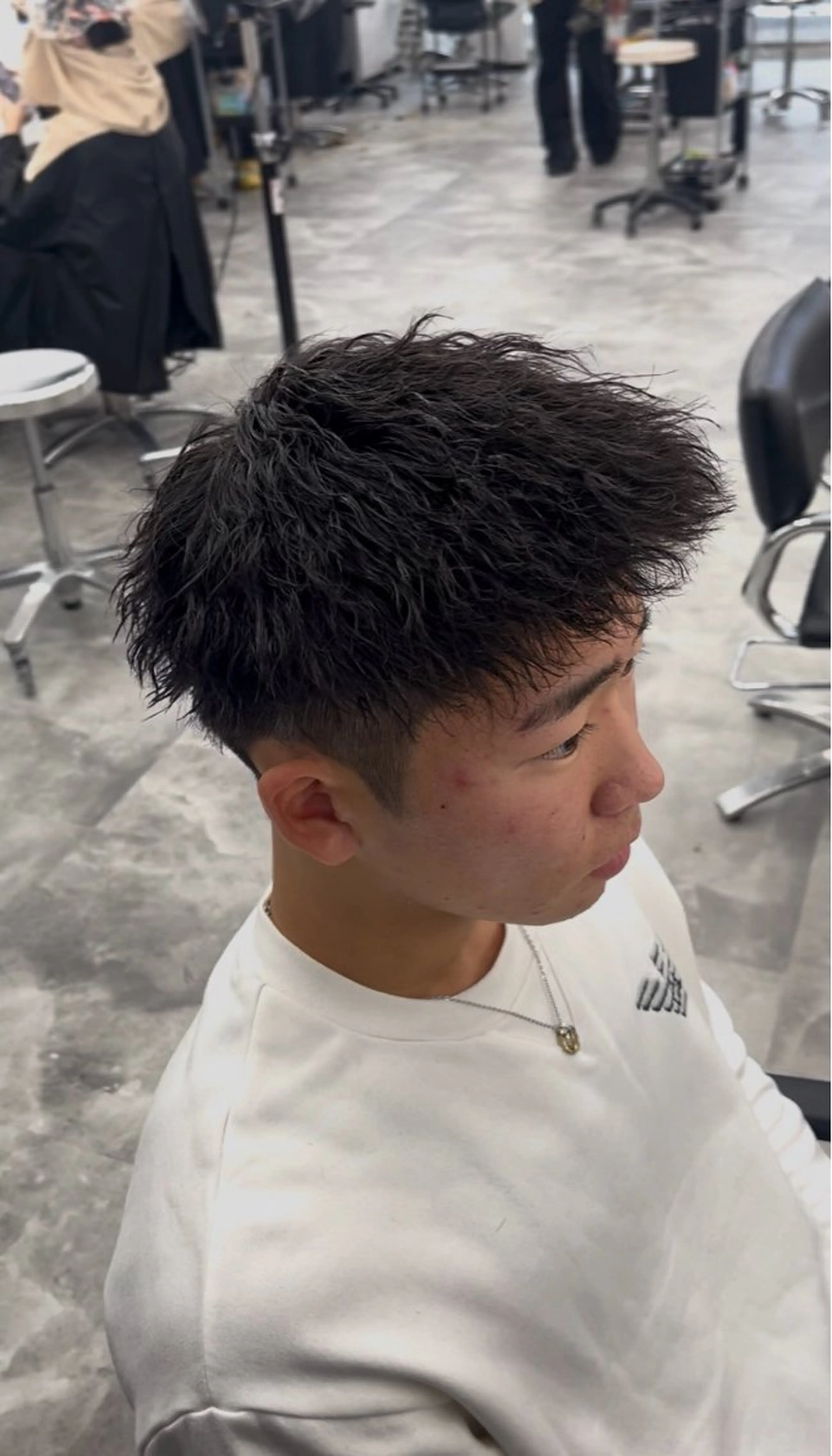 パーマ メンズ メンズパーマ ツイストスパイラルパーマ スパイラルパーマ HOMME    BLANCHE所属・Seira 札幌メンズサロンのヘアスタイル