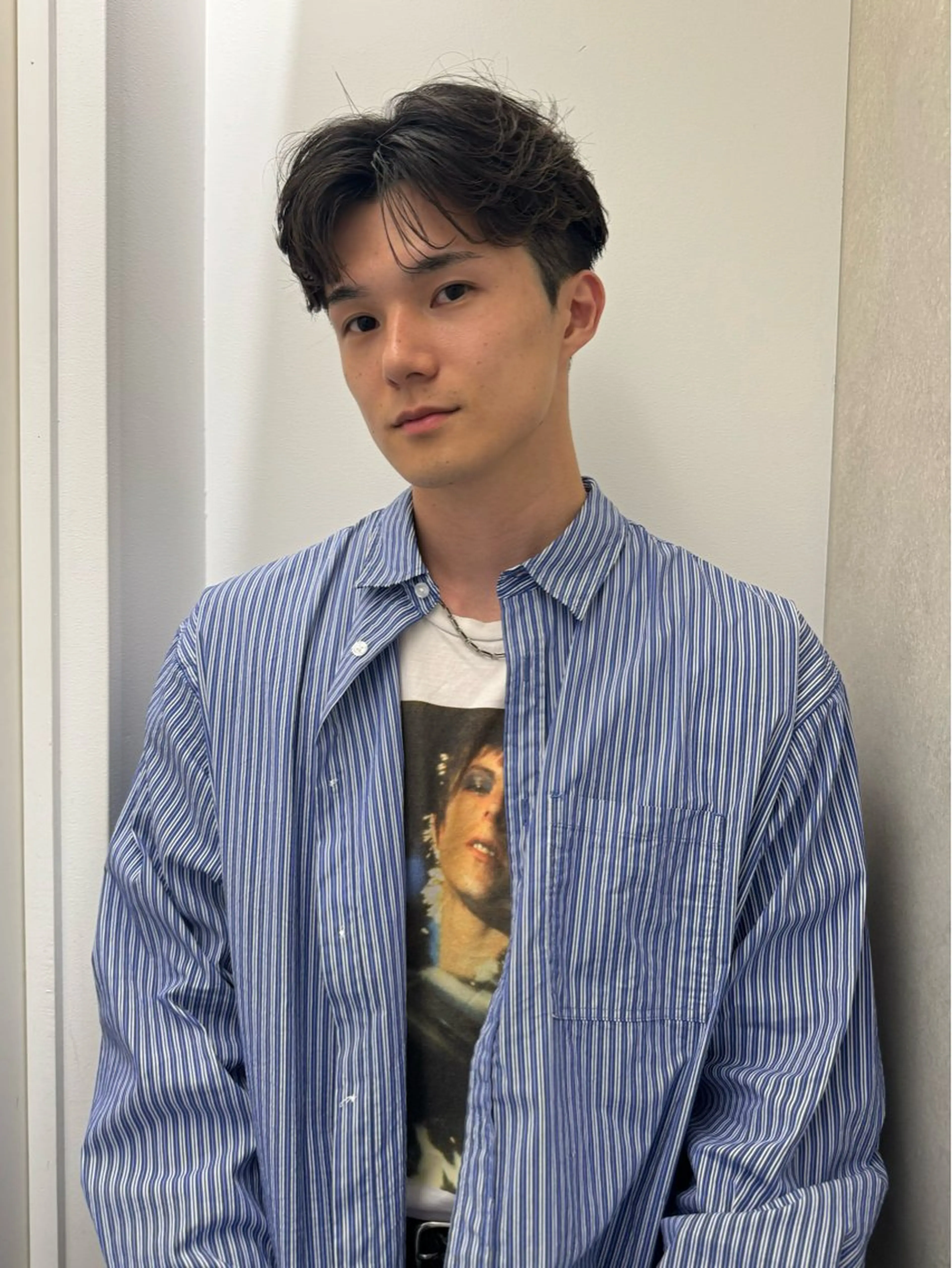 ショート パーマ メンズ カット パーマ 🇰🇷カルマパーマ kaito🇰🇷のヘアスタイル