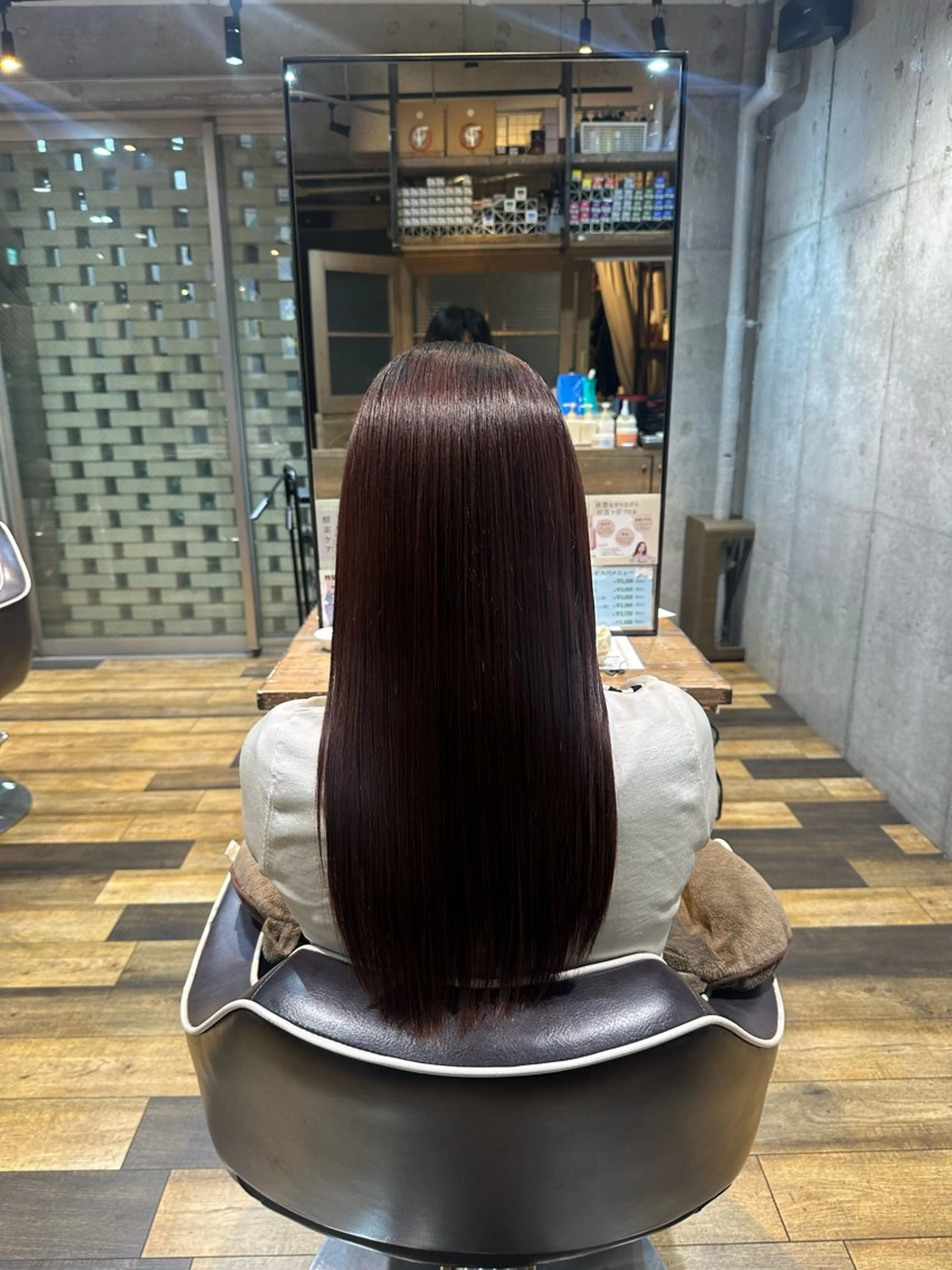 ロング ヘアカラー トリートメント flannel 優介のヘアスタイル