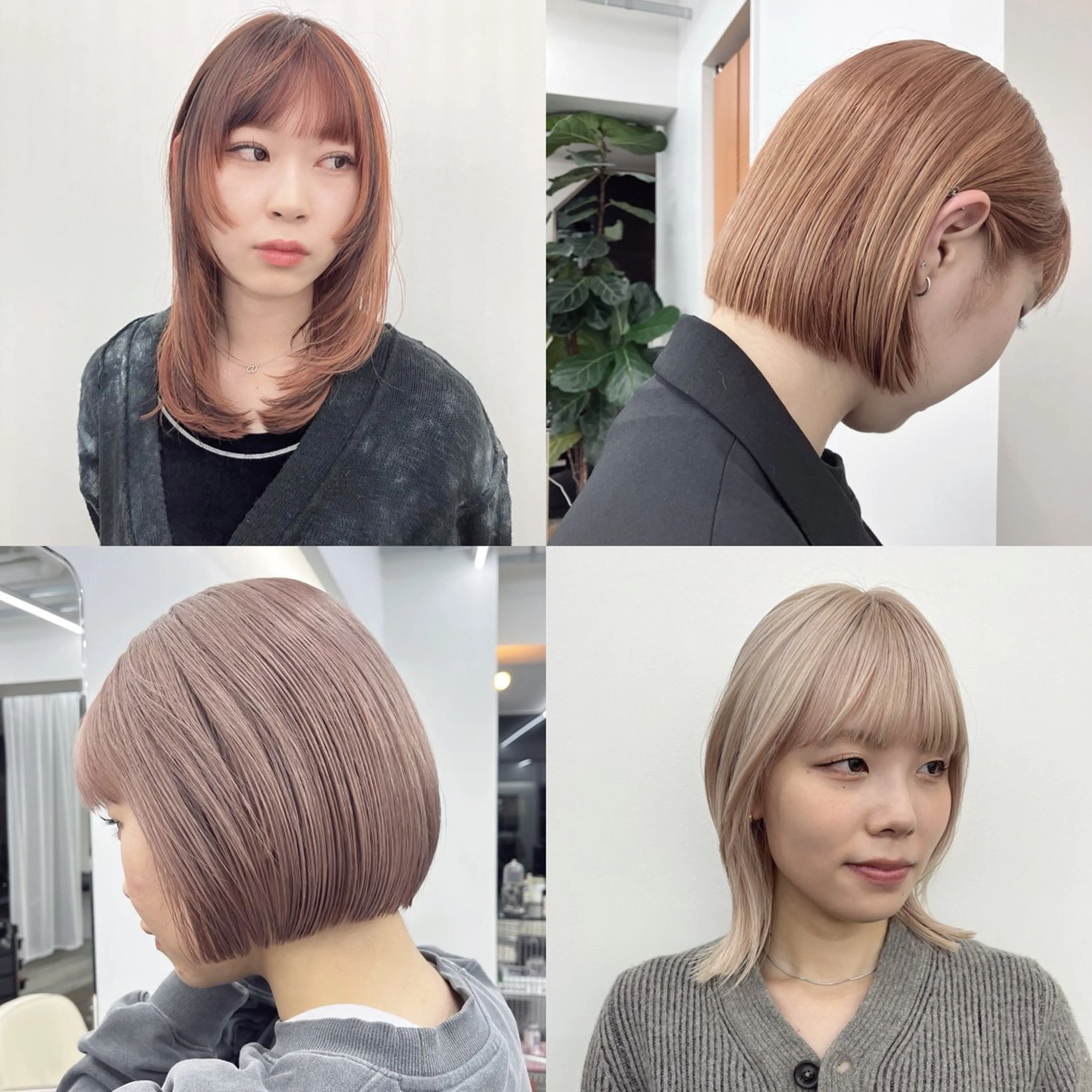 ショート カラー ムード造るハイトーン ケアブリーチ/ユウキのヘアスタイル