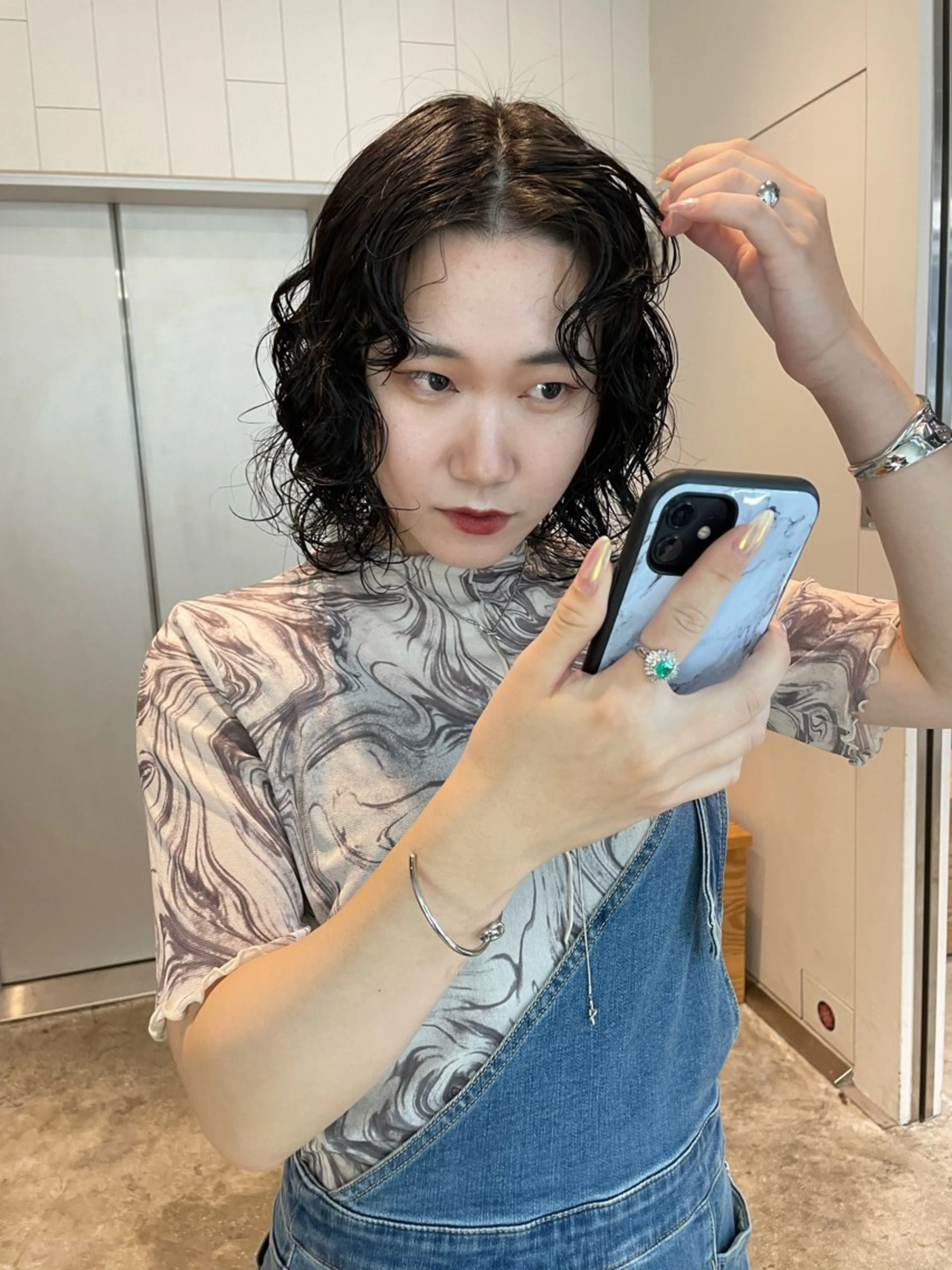 ミディアム パーマ パーマ/パーマ落とし 【Kouta】のヘアスタイル