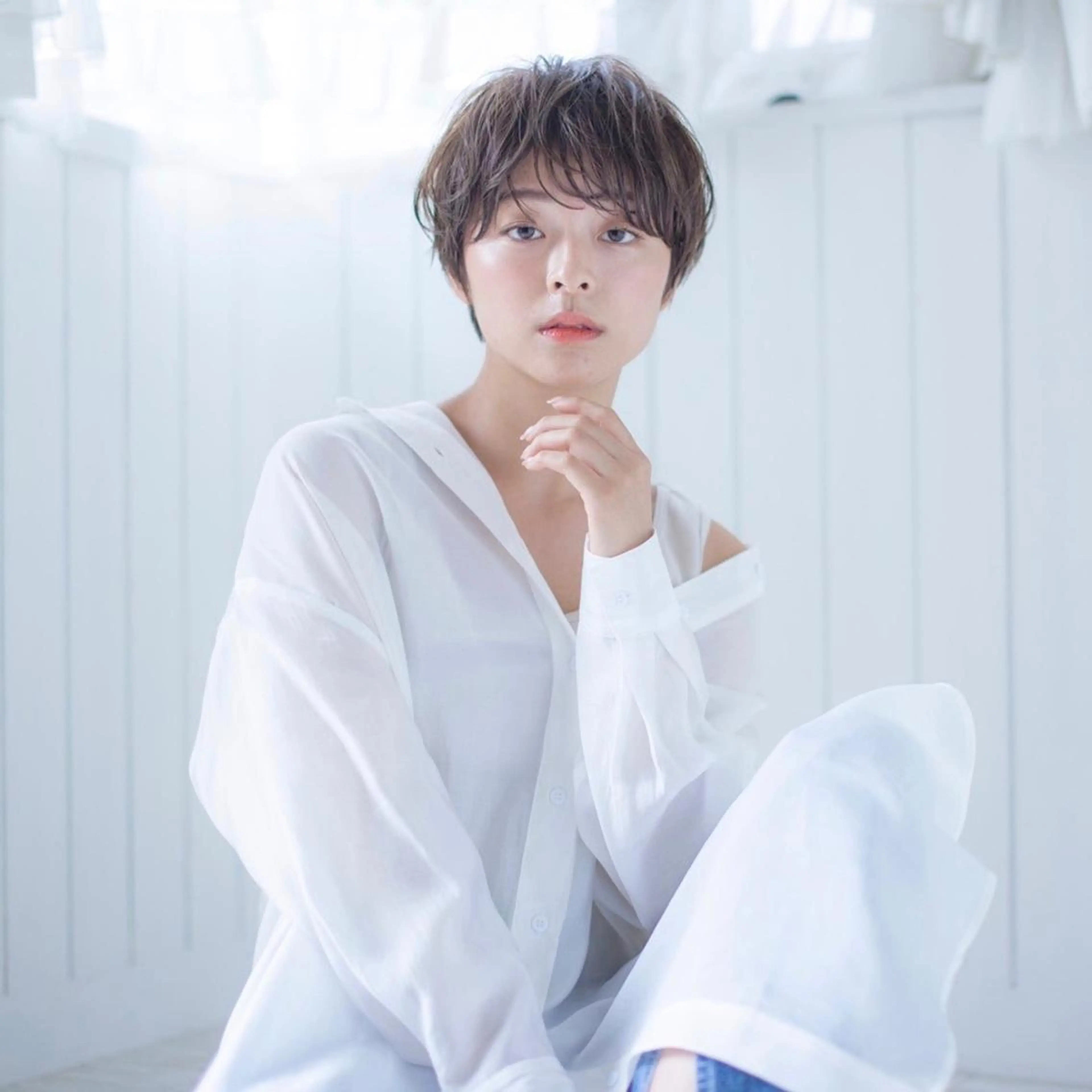 ショート カラー ショートヘア カット ヘアカラー ショート✂︎宮川 公透のヘアスタイル