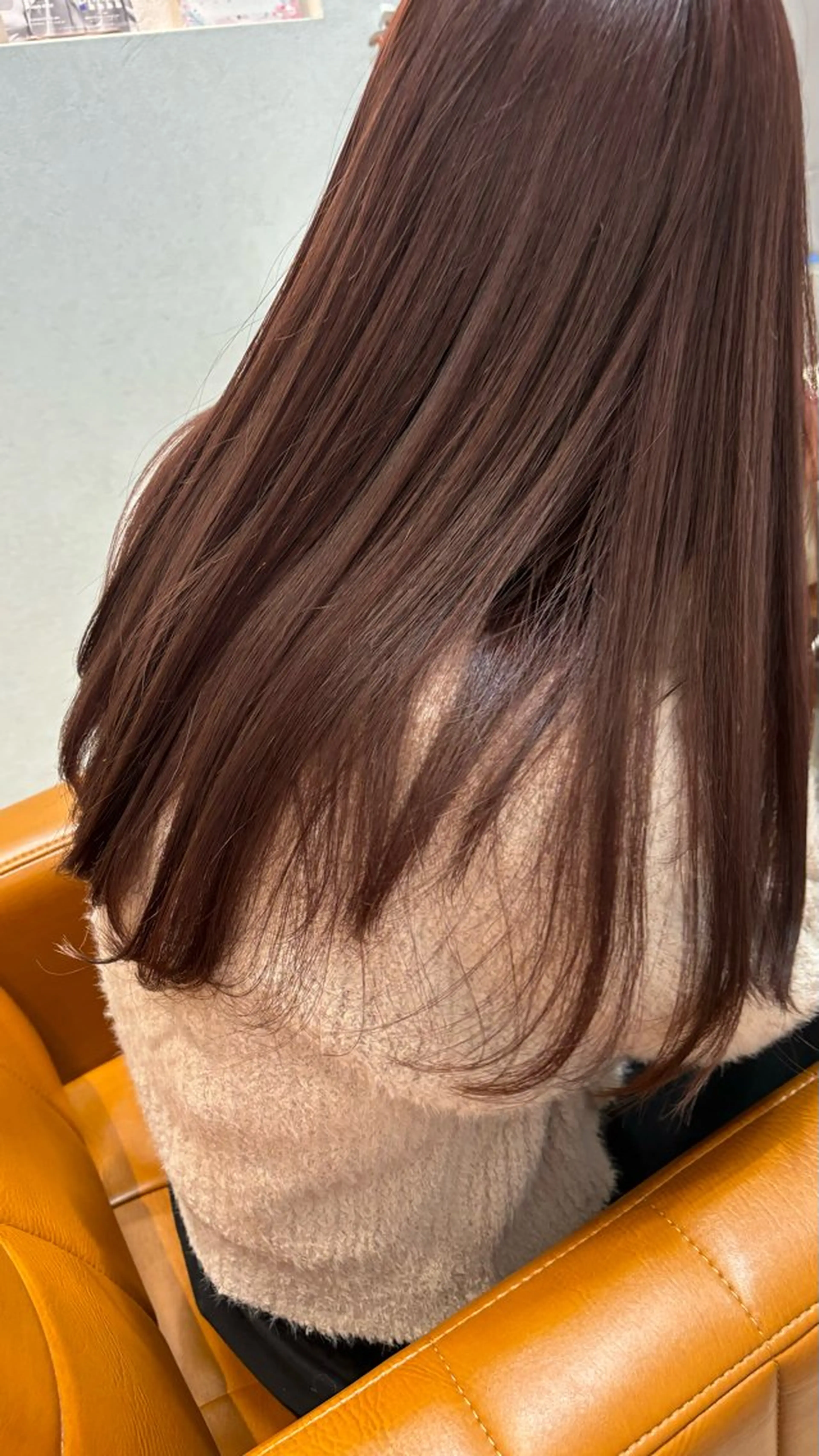 ロング カラー ヘアカラー トリートメント 【完全個室】髪質改善 暖色カラー/山崎唯奈のヘアスタイル