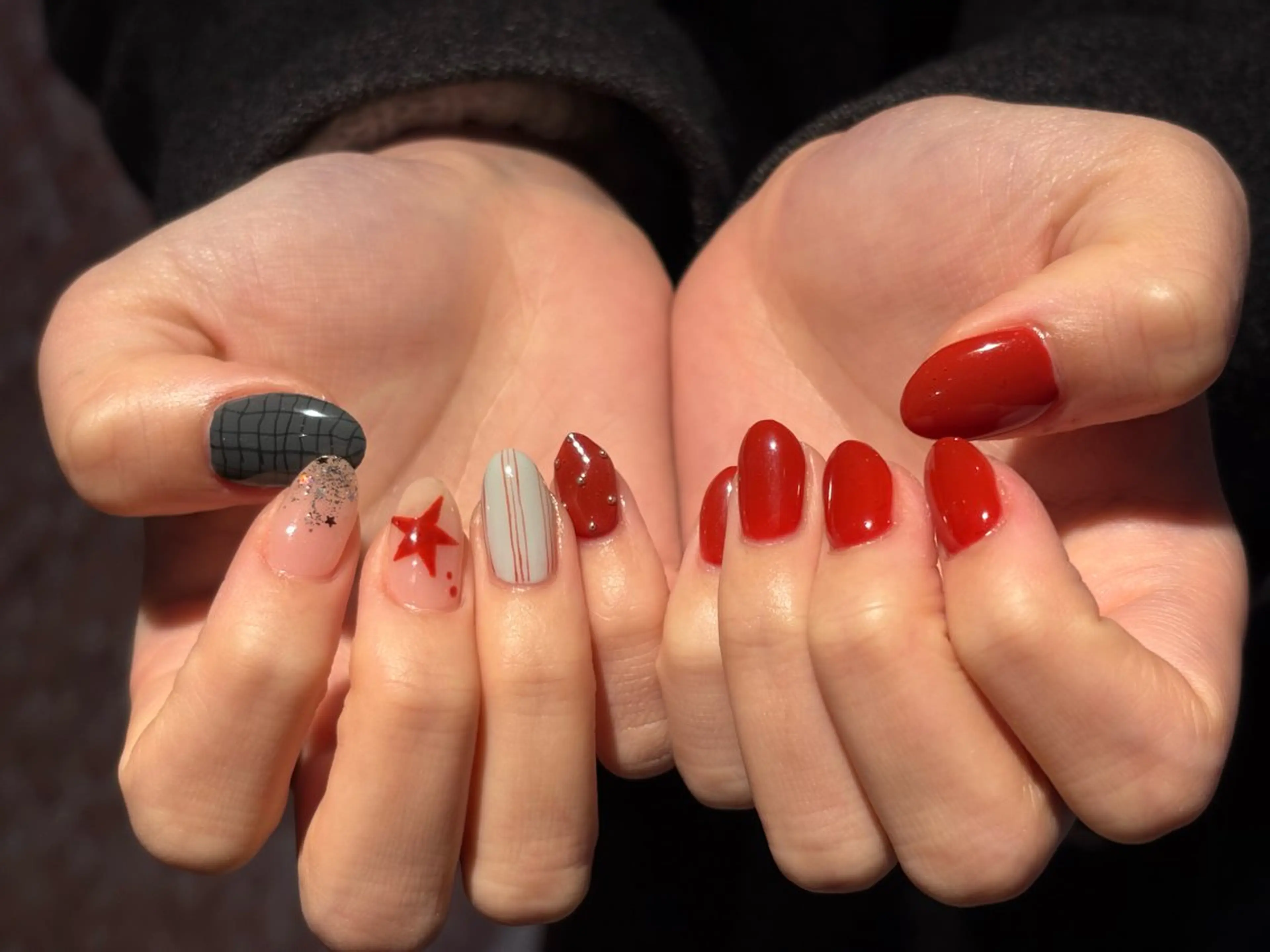 ネイル ハンドネイル 祇園 彩寧のネイルデザイン