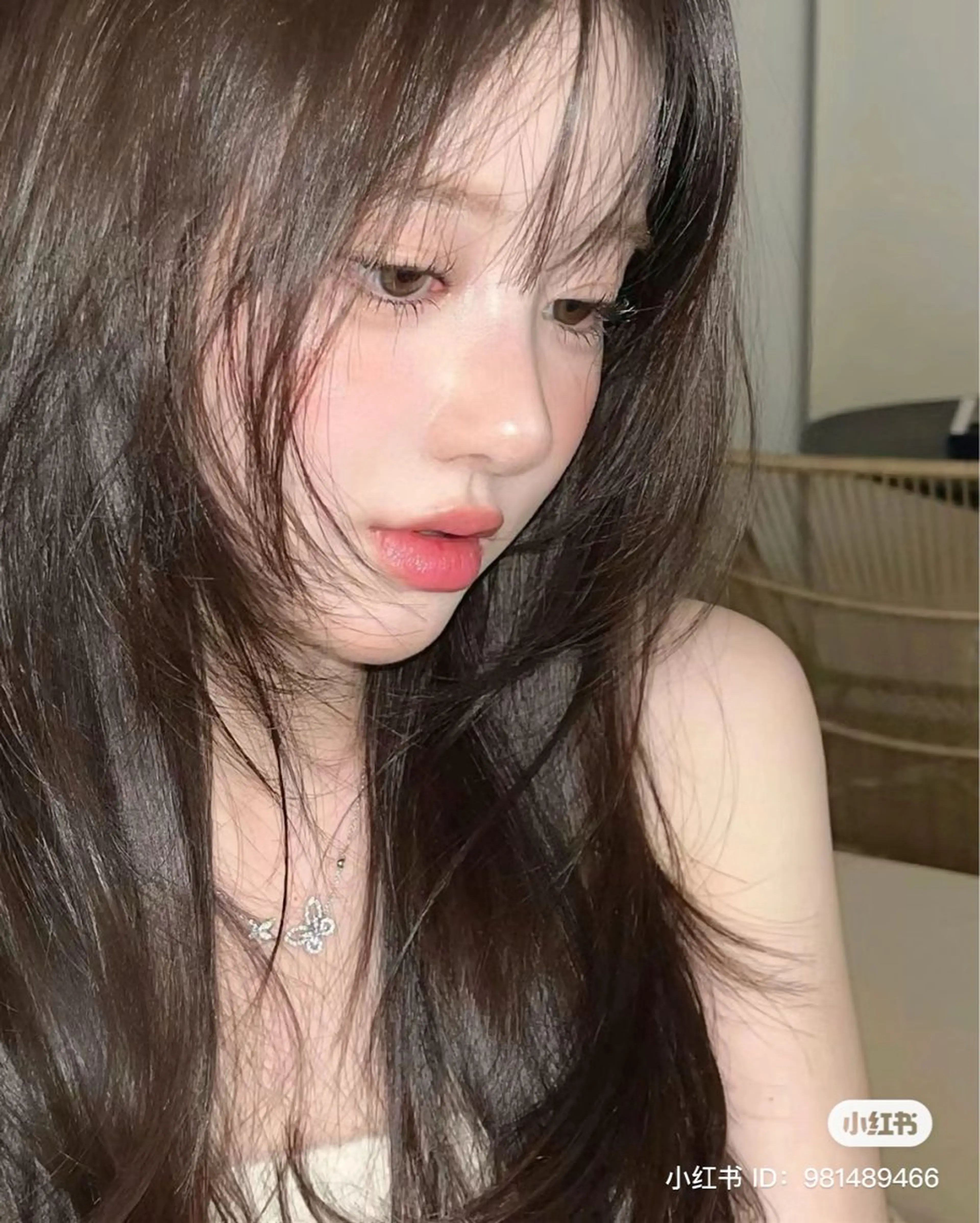 カラー 透明感ベージュ🤎 ナチュラルレイヤーのヘアスタイル