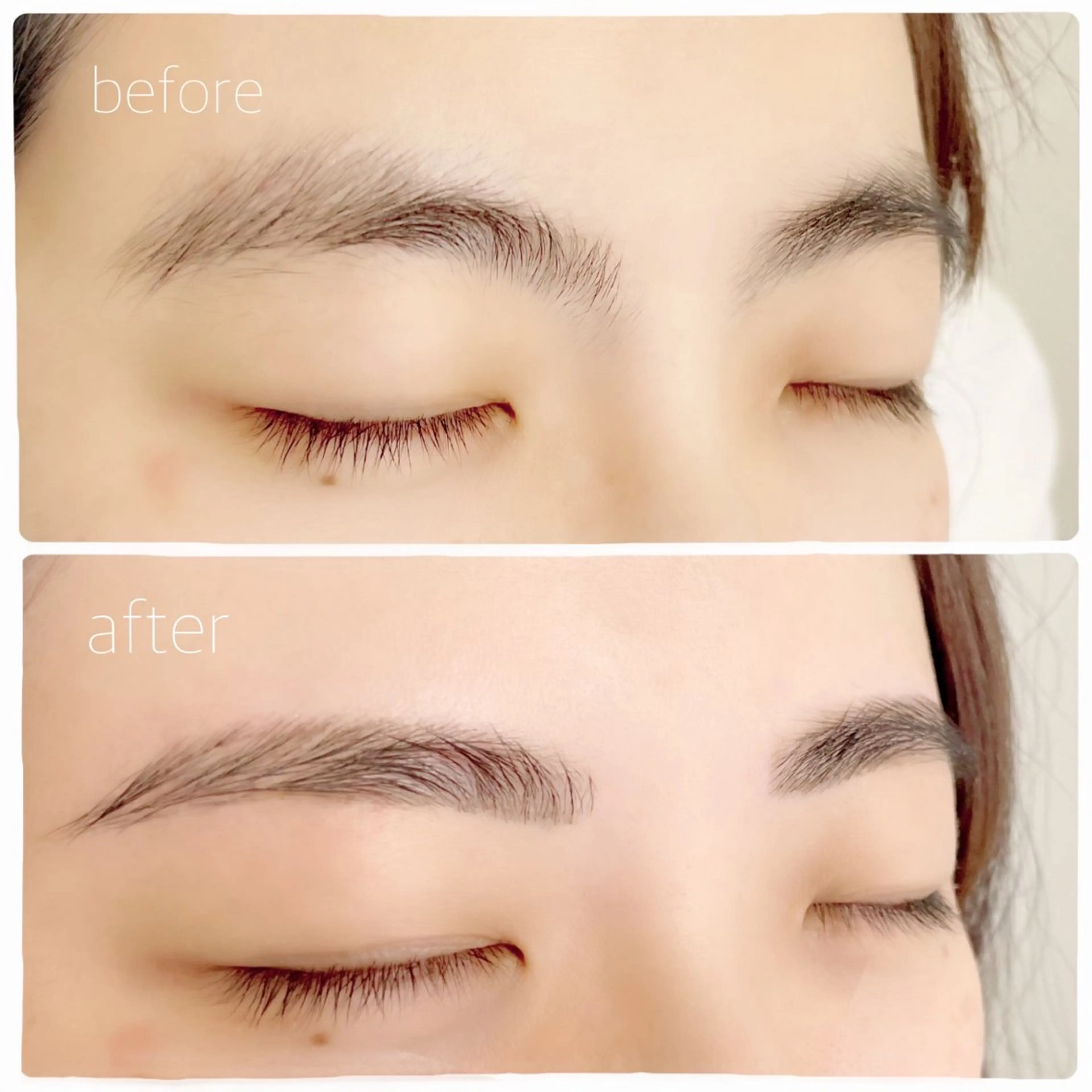 眉スタイリングquick (仕上げメイク込み)の写真