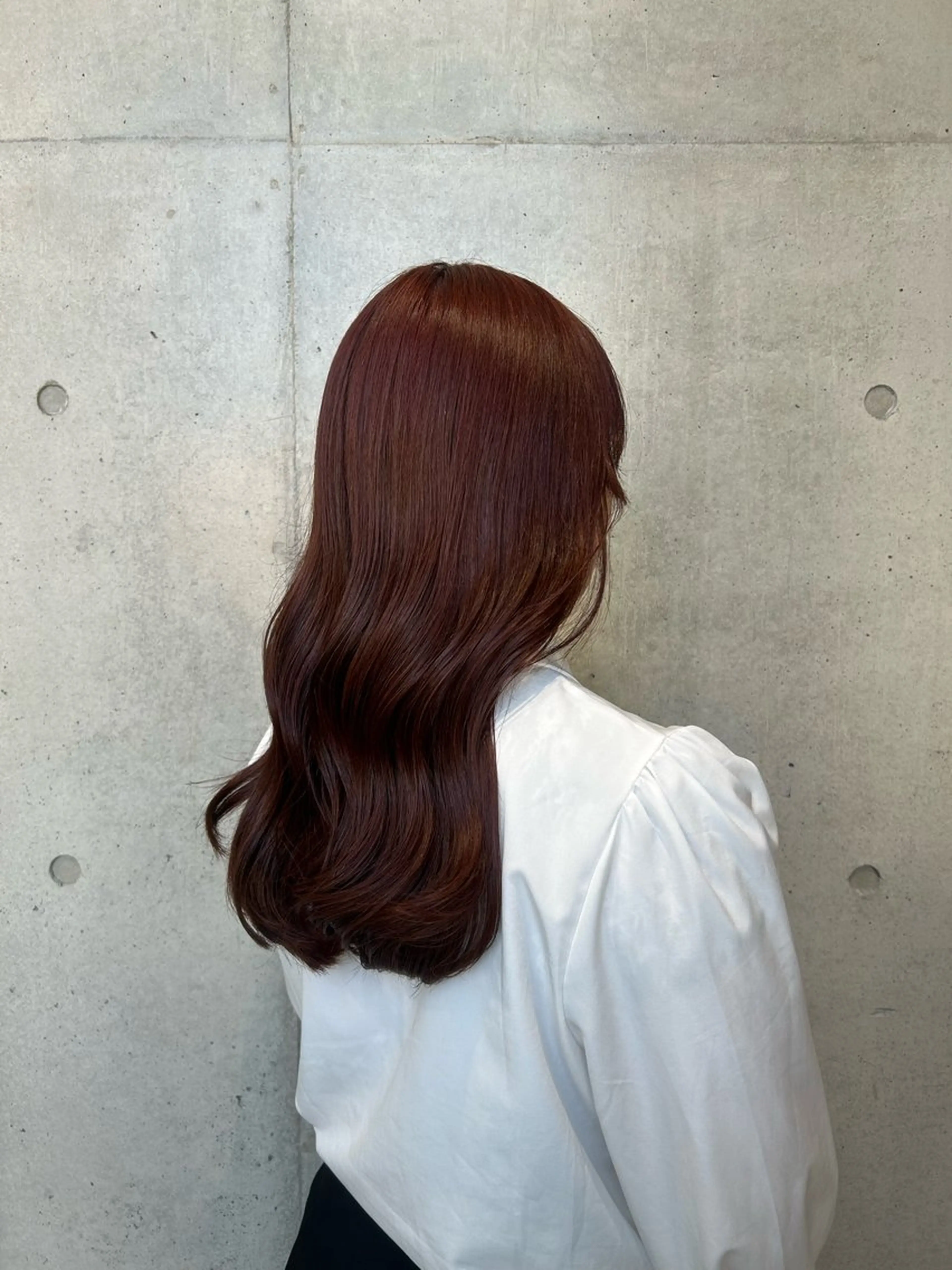 ロング カラー ヘアアレンジ ヘアカラー トリートメント ボブ艶モテカラー🫧 カリンのヘアスタイル