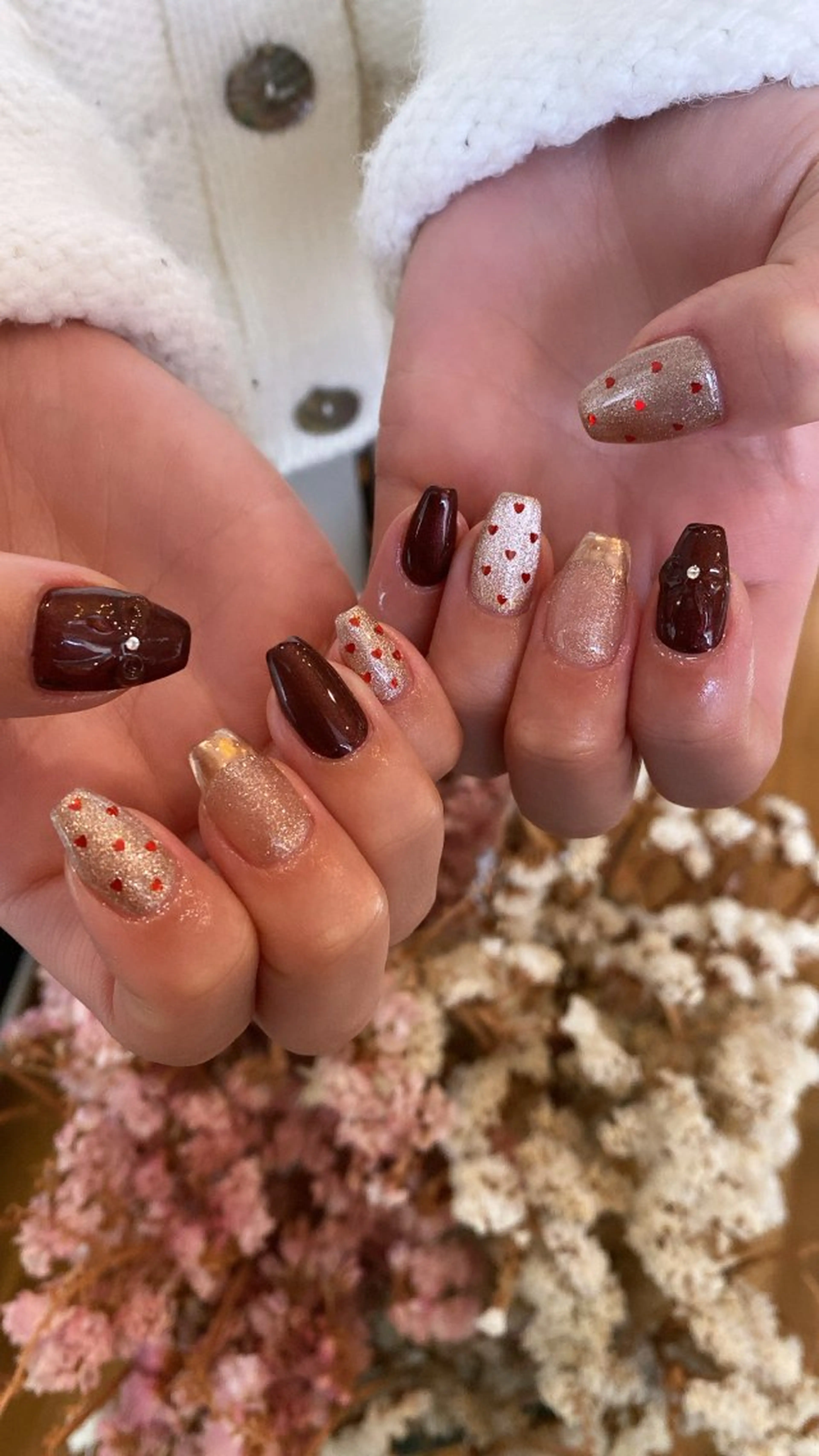 ネイル ハンドネイル crystal ⭐︎ colorのネイルデザイン