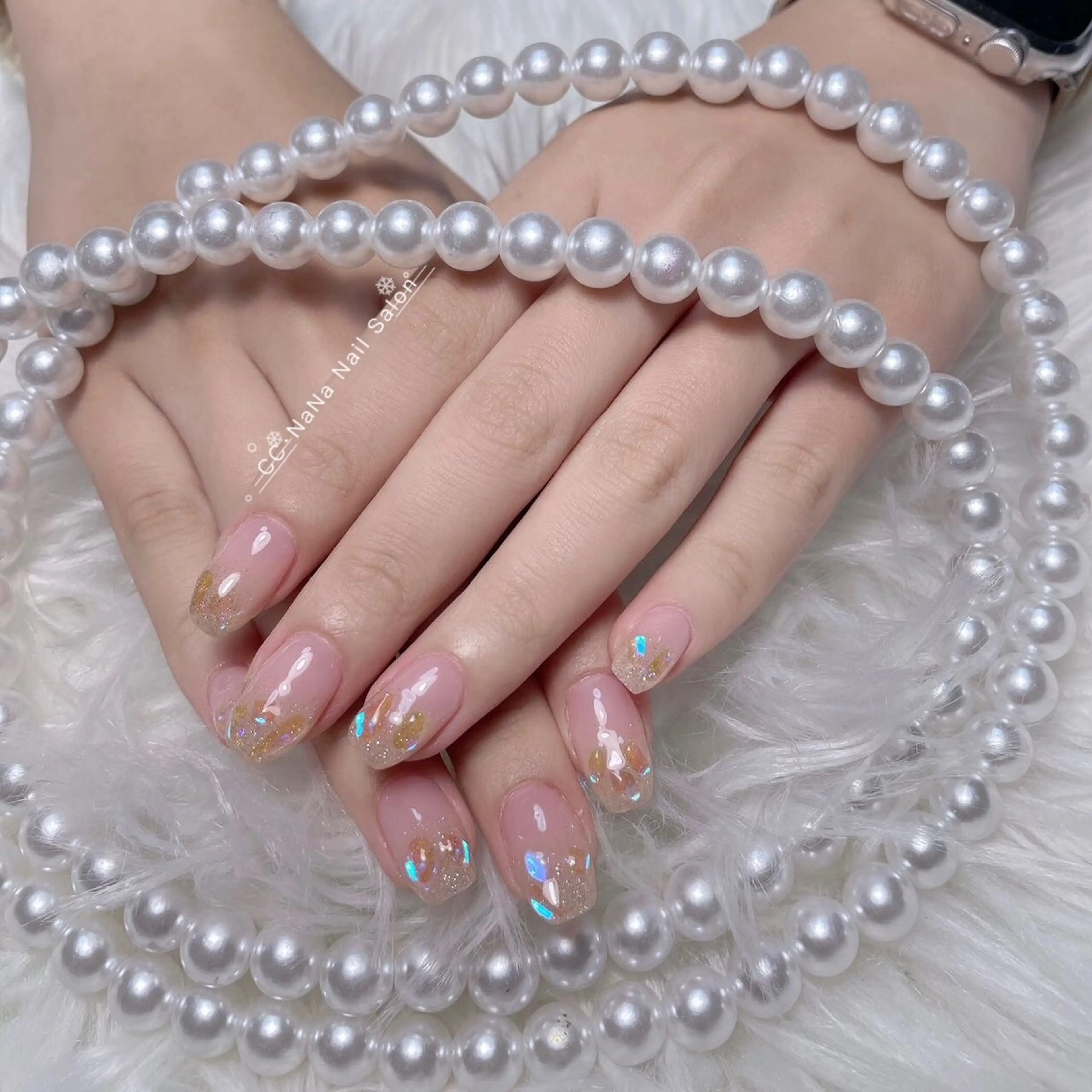 ネイル ハンドネイル CC  NaNa ワンホンネイル🌙Nのネイルデザイン