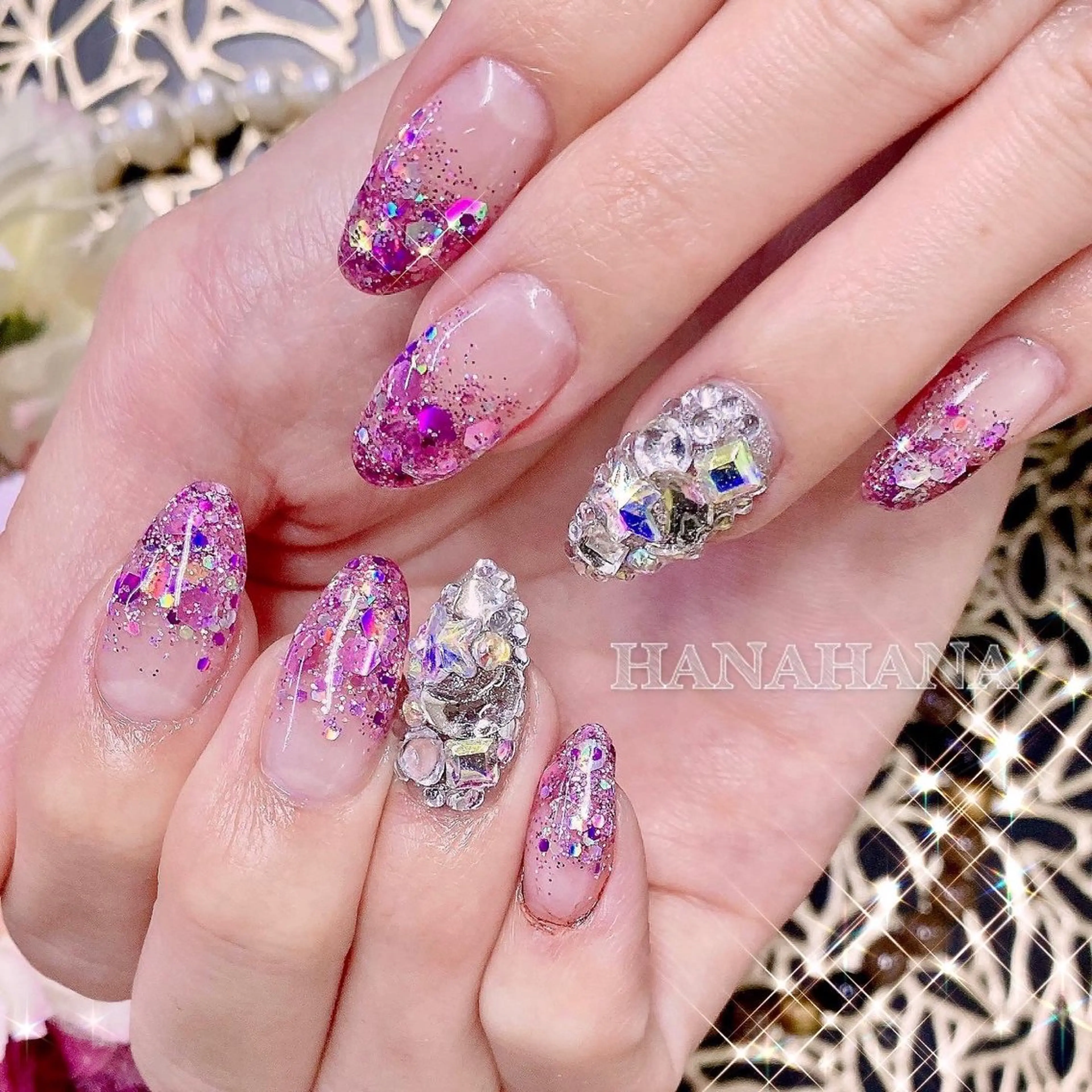 ネイル ジェルネイル HANAHANAのネイルデザイン