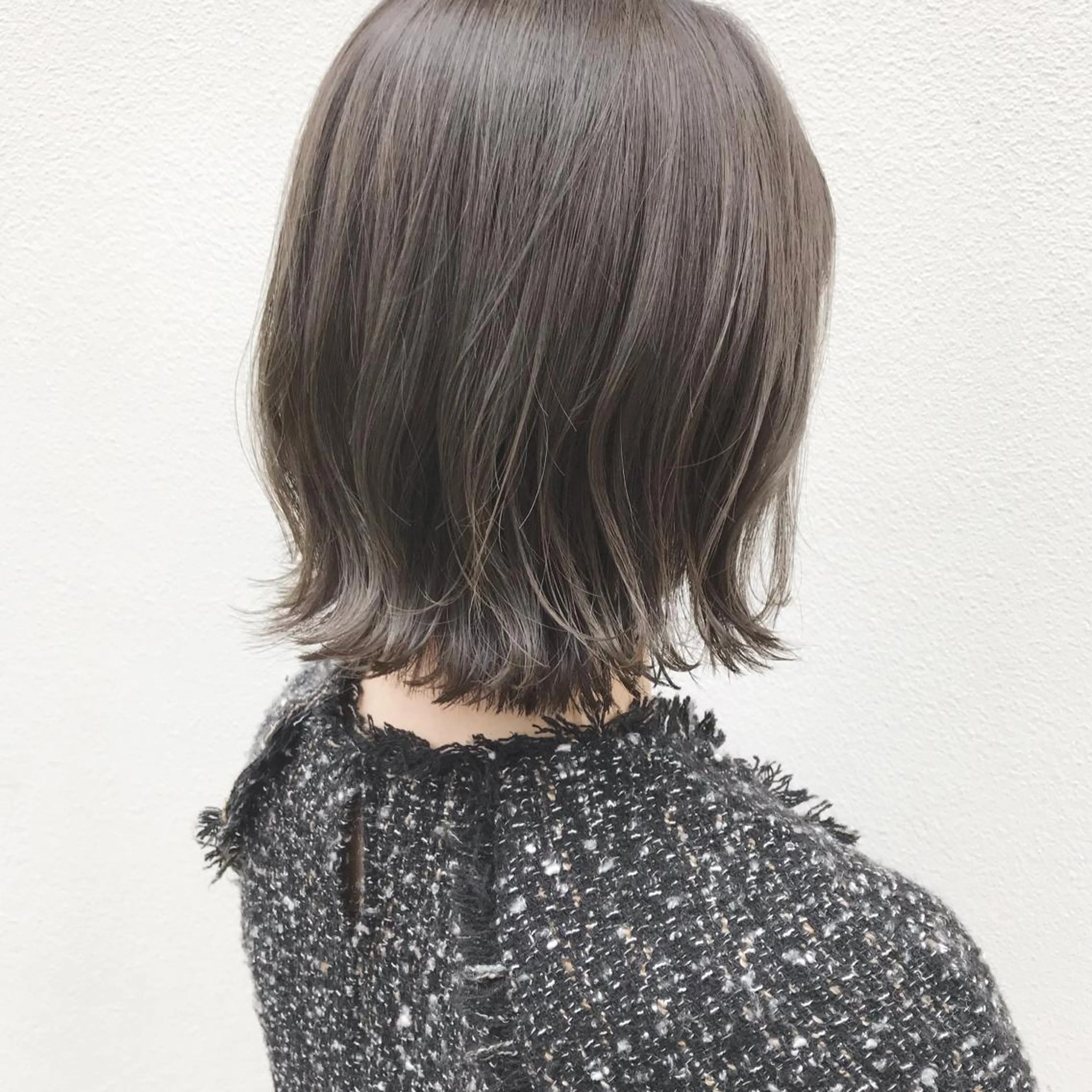 ミディアム カラー カット ヘアカラー トリートメント 嶋佐 昌大 シマサマオのヘアスタイル