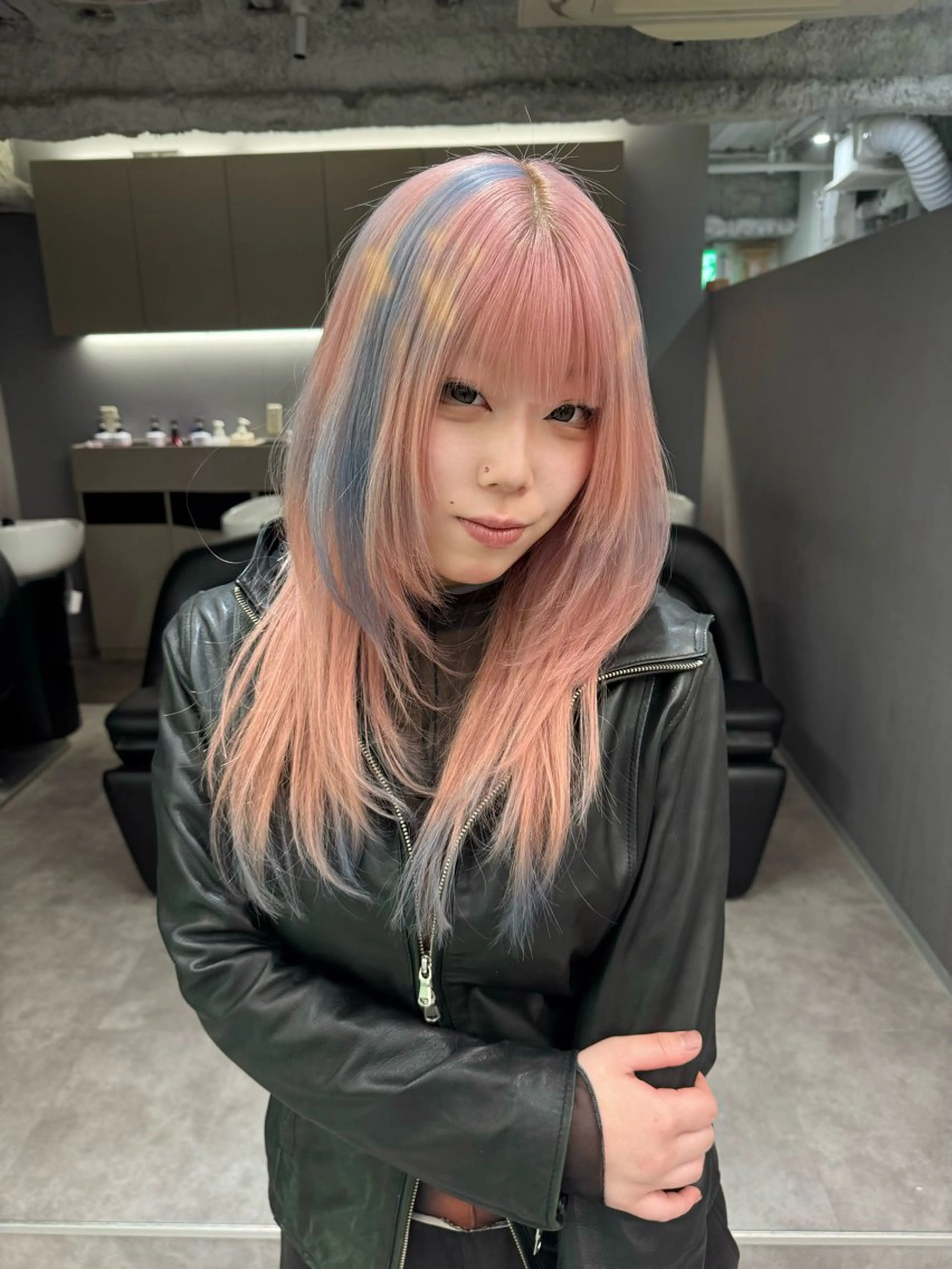 ロング ヘアカラー ハイトーン/名古屋 Hinakiのヘアスタイル